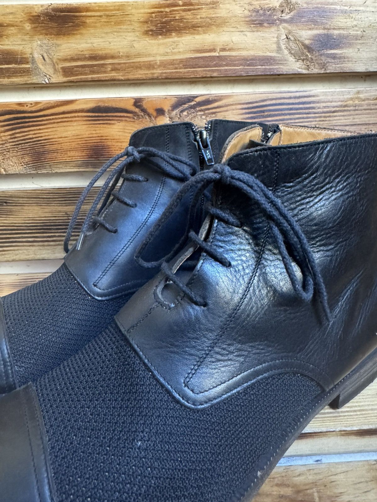 Maison Margiela mesh lace up ankle boots Size US 9.5 / EU 42-43 - 8 Thumbnail