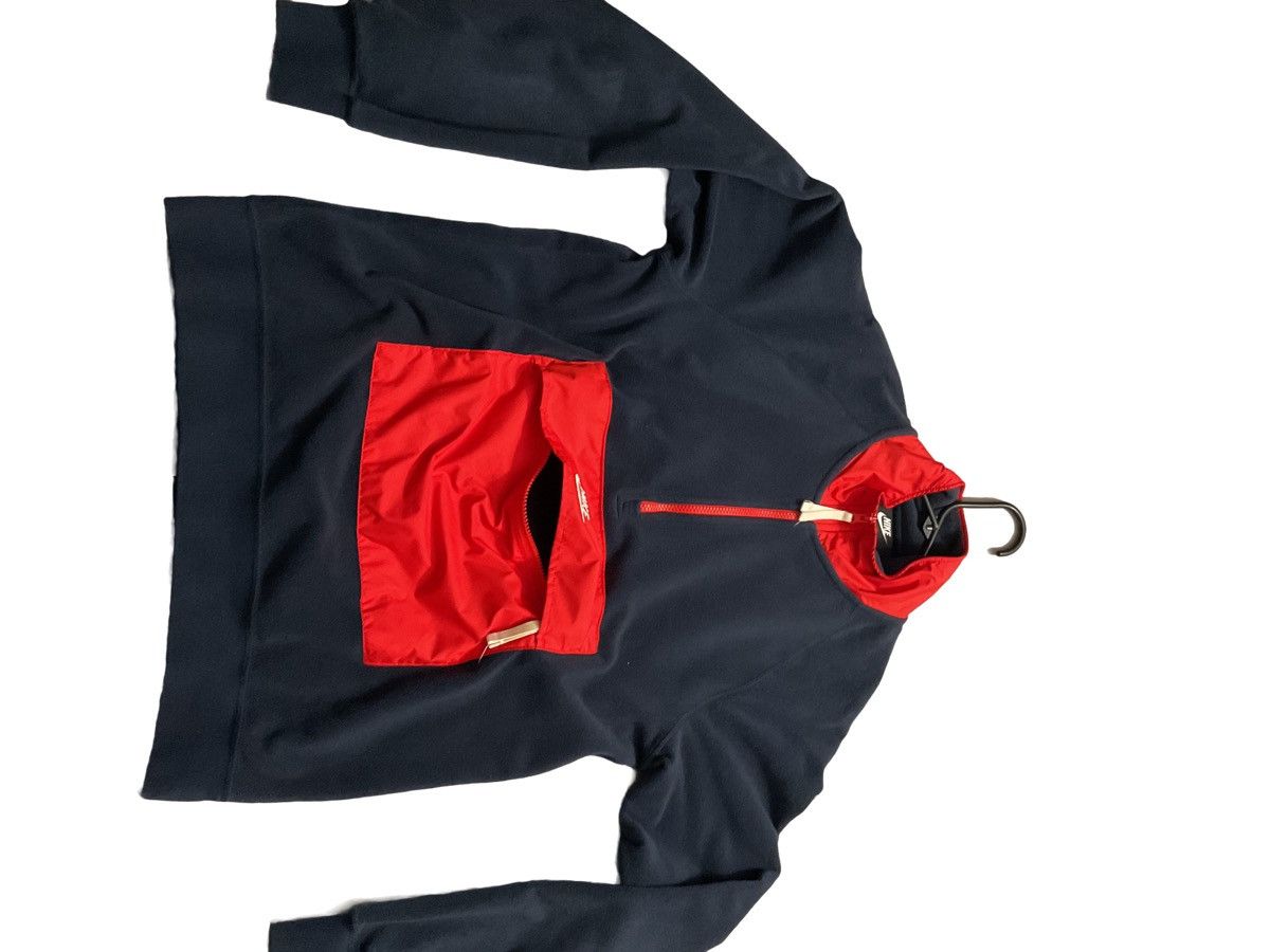 Nike × Vintage Nike Zip Fleece With Front Pocket Size US S / EU 44-46 / 1 - 2 Thumbnail