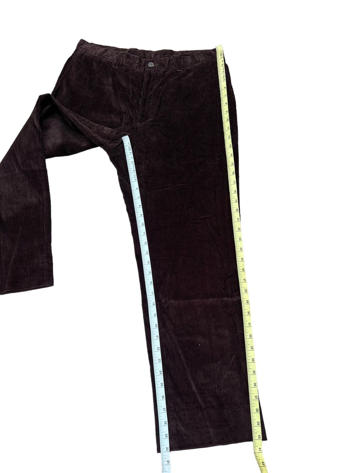 Pal Zileri Vintage 90s Pal Zileri Dark Brown Corduroy Trouser Pant Size US 34 / EU 50 - 5 Thumbnail