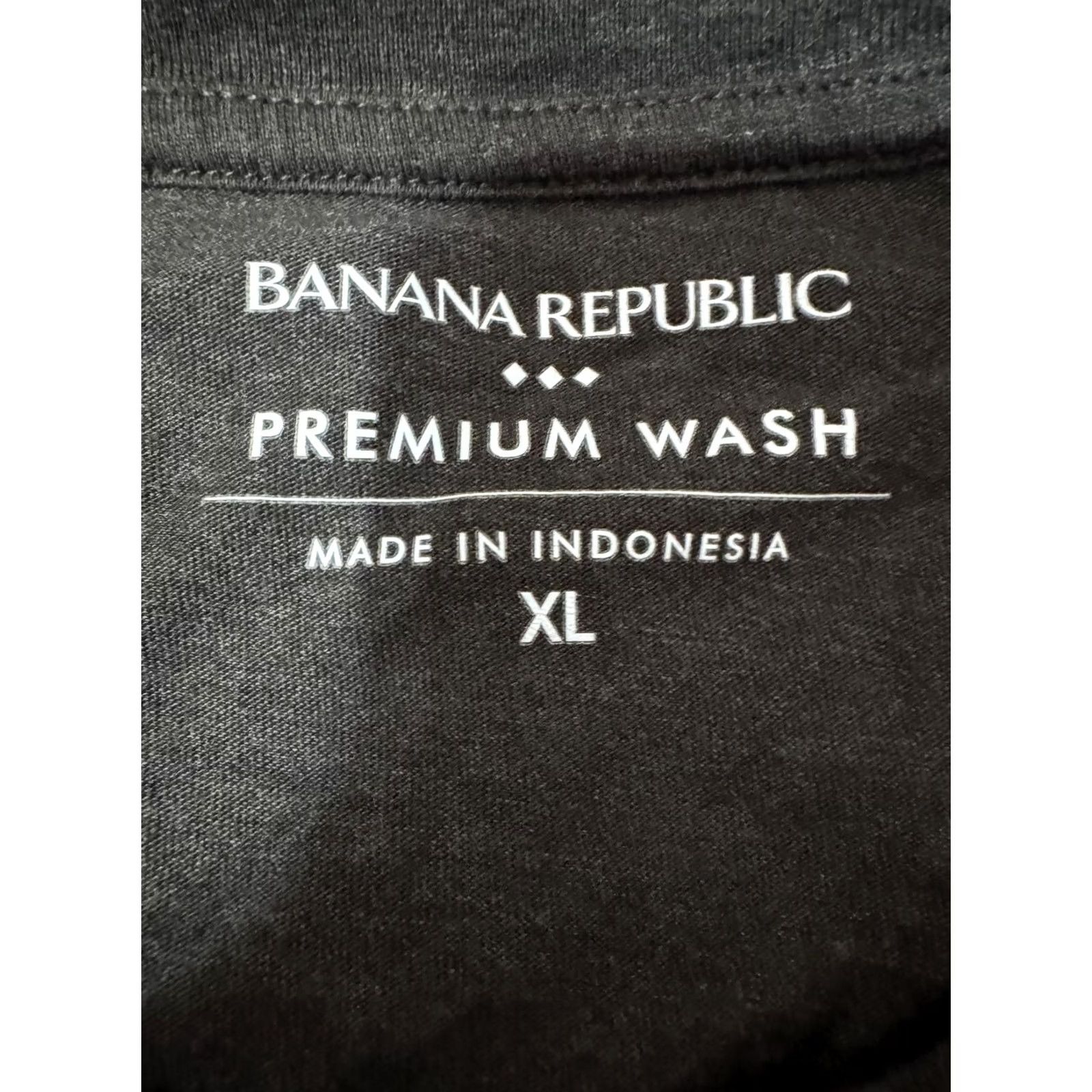 Banana Republic Banana Republic Shirt Mens XL Classic Crew Neck Graphic Print Premium Wash Cotton Brown Regular Carded Vintage? No Size US XL / EU 56 / 4 - 3 Thumbnail