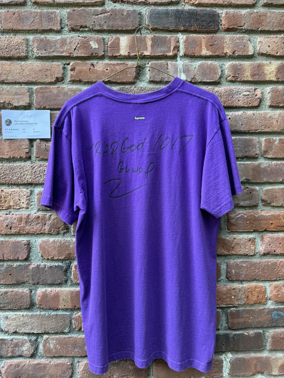 Supreme Supreme Gucci Mane Tee Purp FINAL PRICE DROP!!— Size US L / EU 52-54 / 3 - 4 Thumbnail