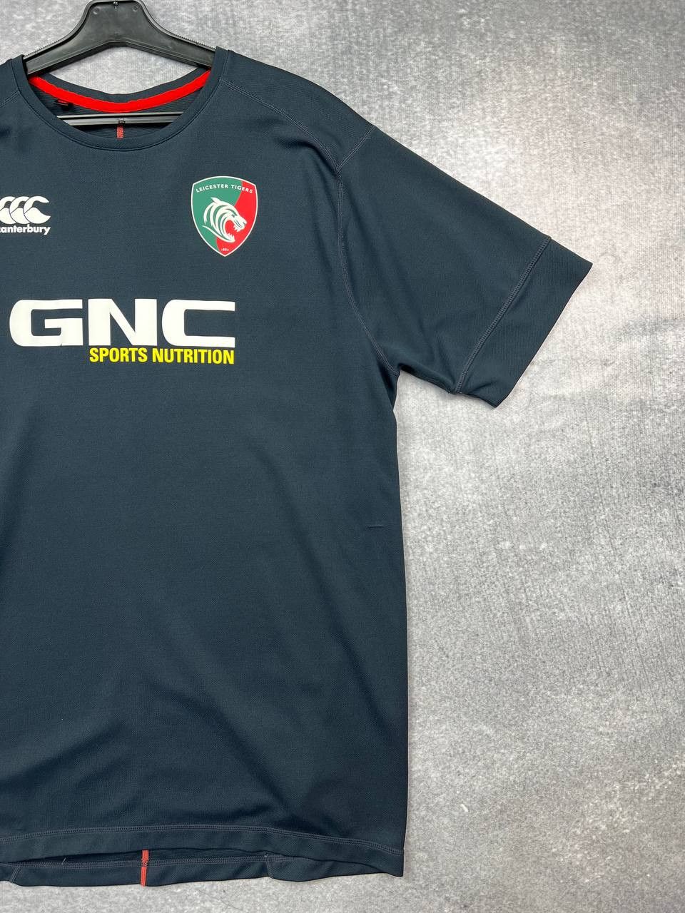 Canterbury of New Zealand Leicester Tigers Rugby Training Shirt - Blue Size US XL / EU 56 / 4 - 3 Thumbnail