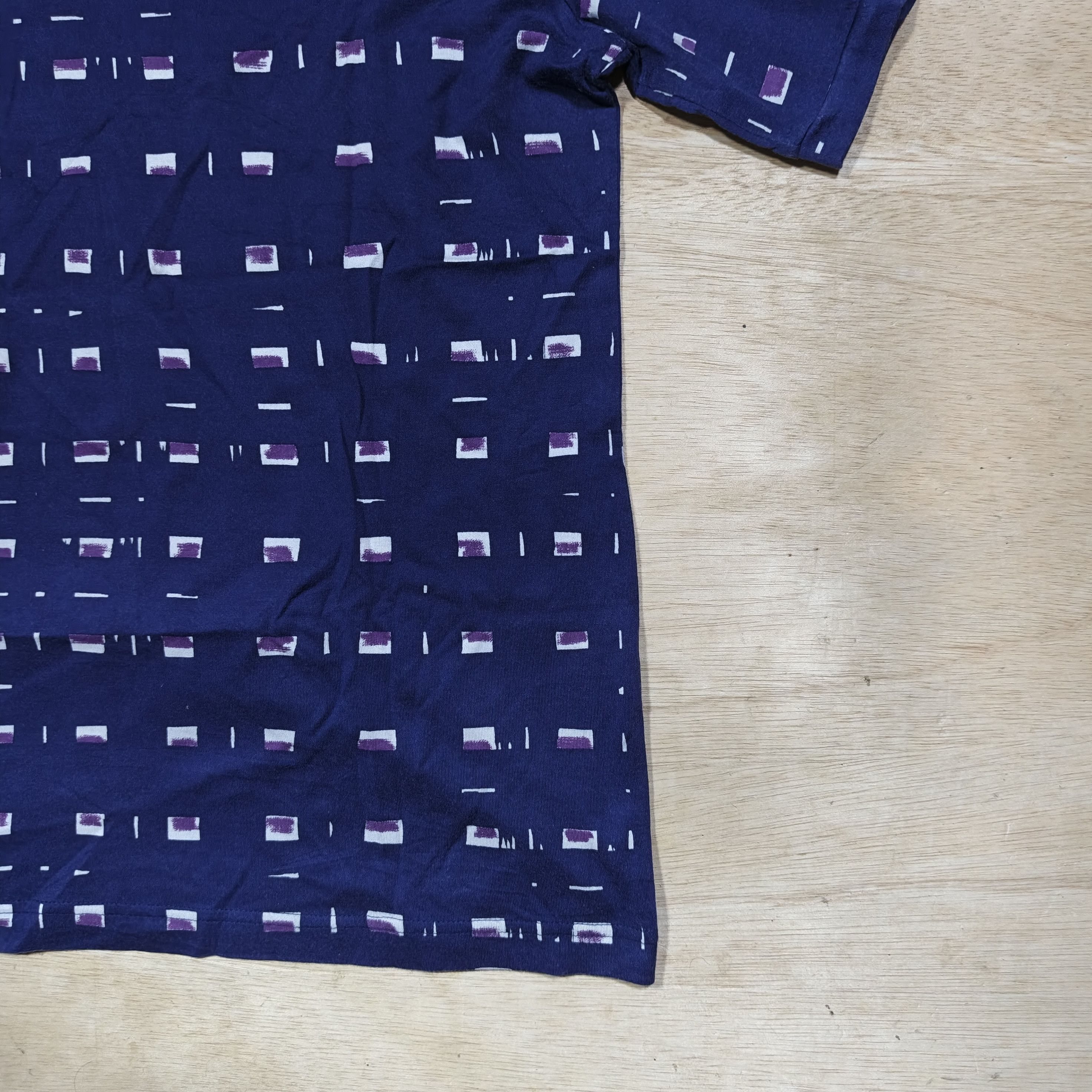 Japanese Brand matohu window pattern aop t-shirt Size M / US 6-8 / IT 42-44 - 5 Thumbnail