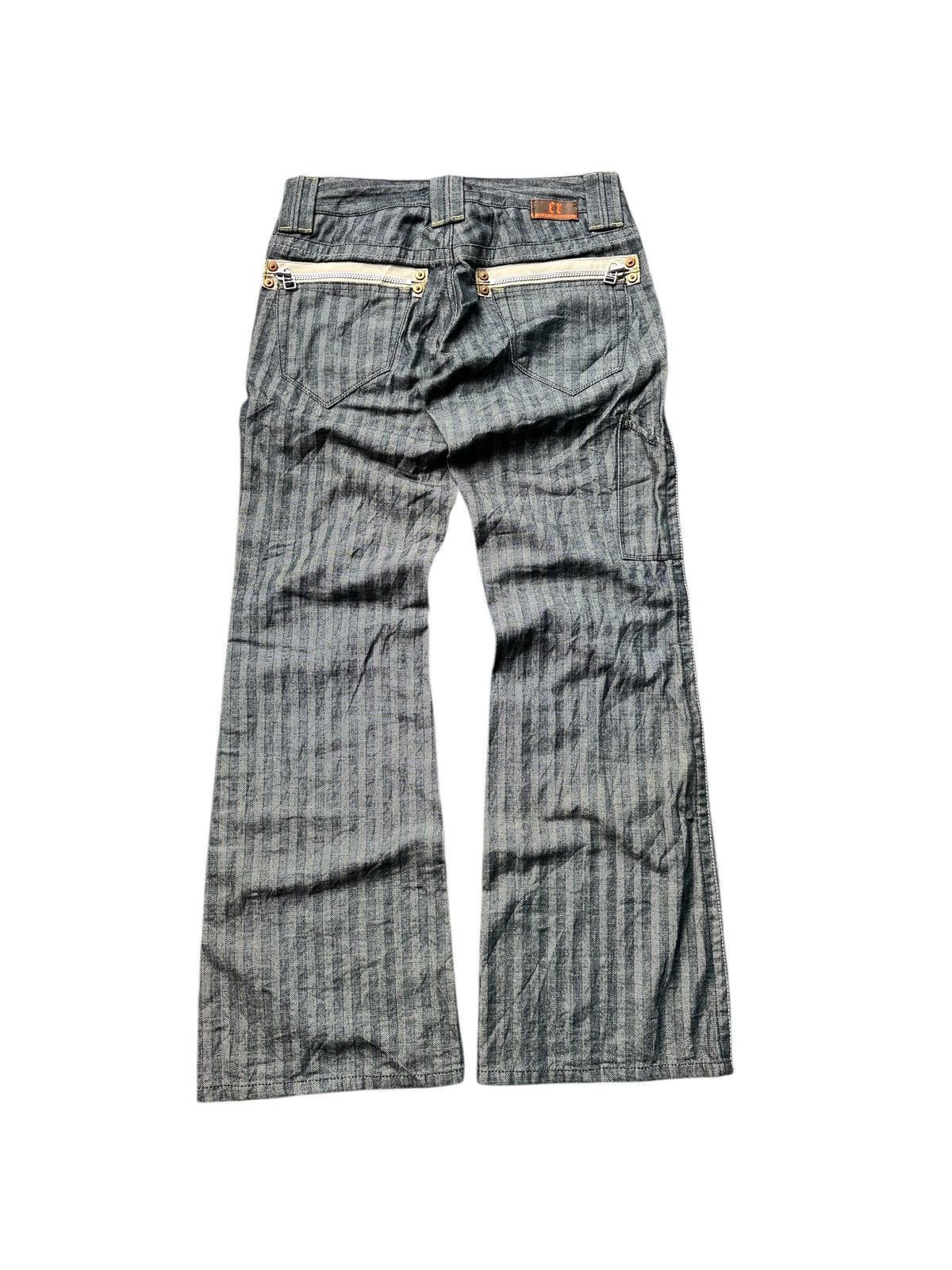 If Six Was Nine × Japanese Brand × Le Grande Bleu (L.G.B.) Blue Way Carpenter Flared Jeans Size 31" - 2 Thumbnail
