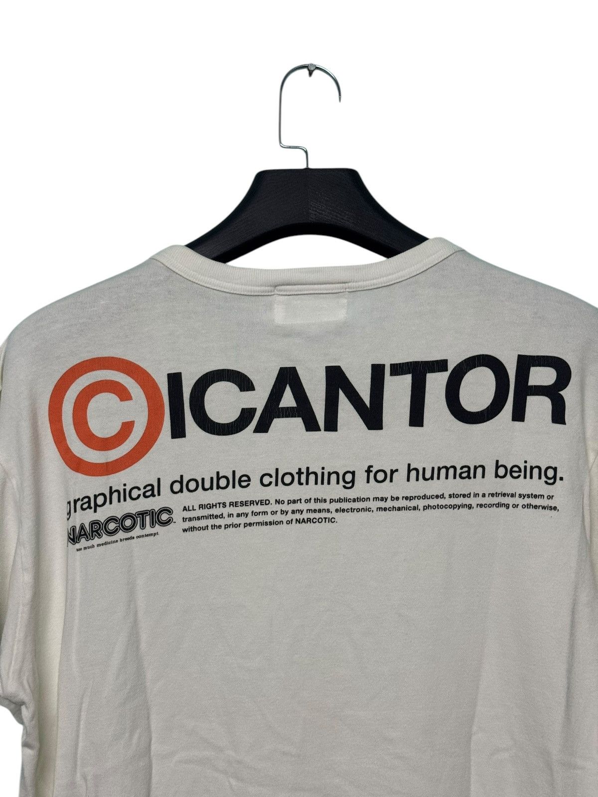 Narcotic GDC Vintage Narcotic Cicantor GDC Japanese Streetwear tee Size US L / EU 52-54 / 3 - 9 Thumbnail