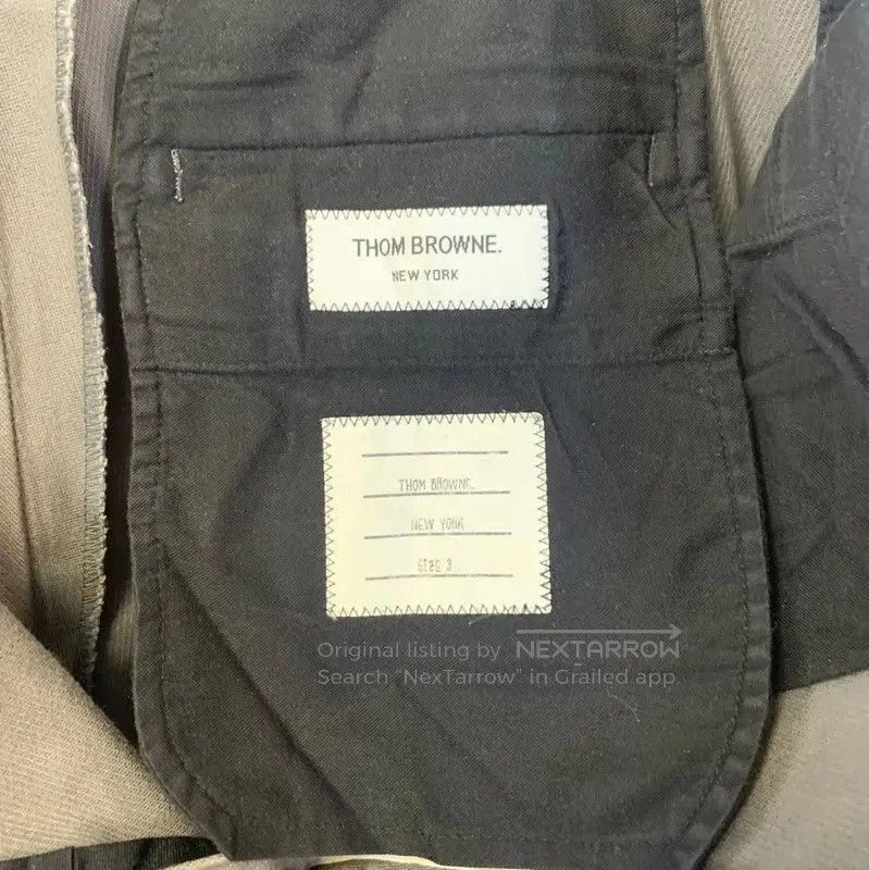Thom Browne Thom Browne Gray Casual Pants . Size US 32 / EU 48 - 3 Thumbnail