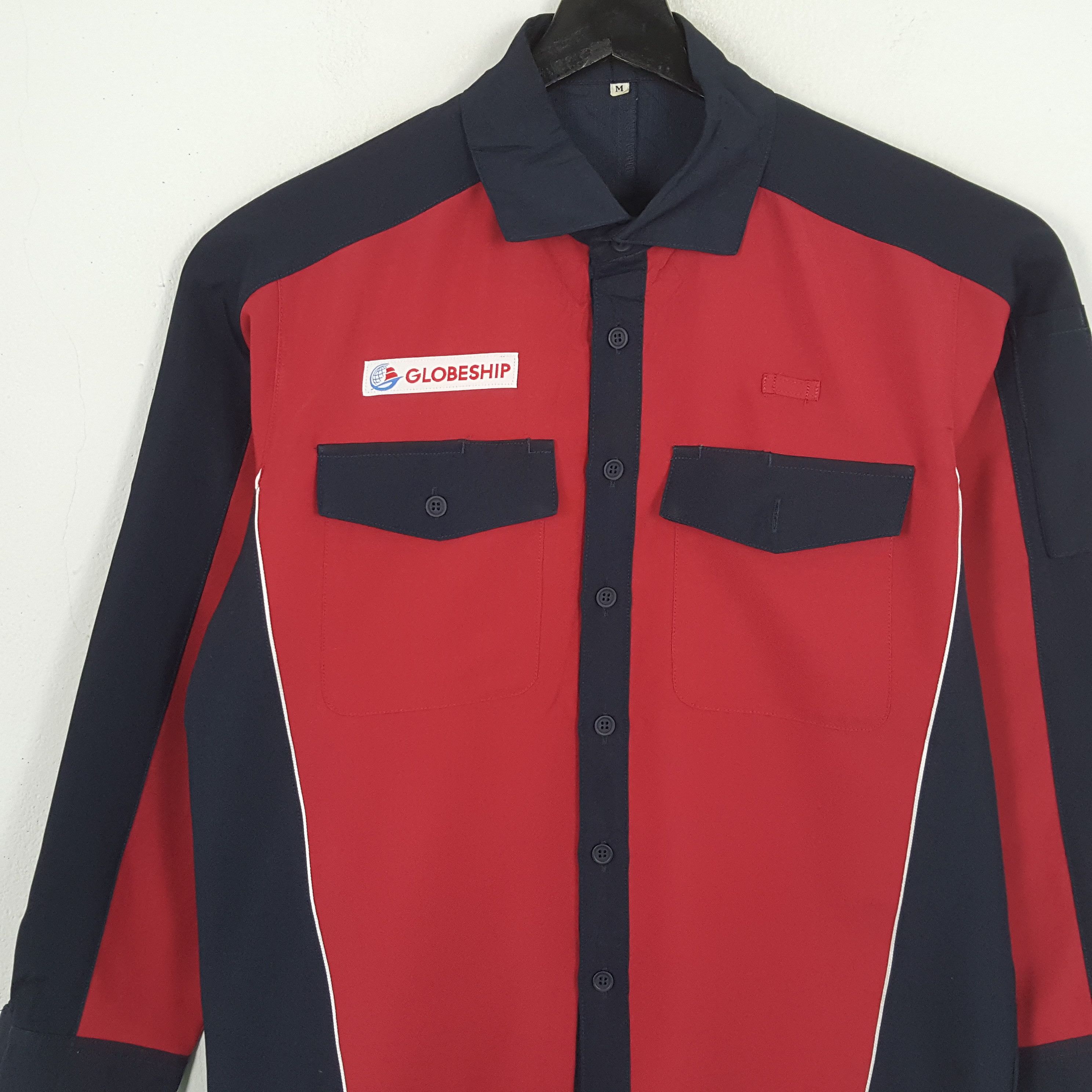 Vintage GLOBESHIP Workers Workwear Jacket Size US M / EU 48-50 / 2 - 4 Thumbnail