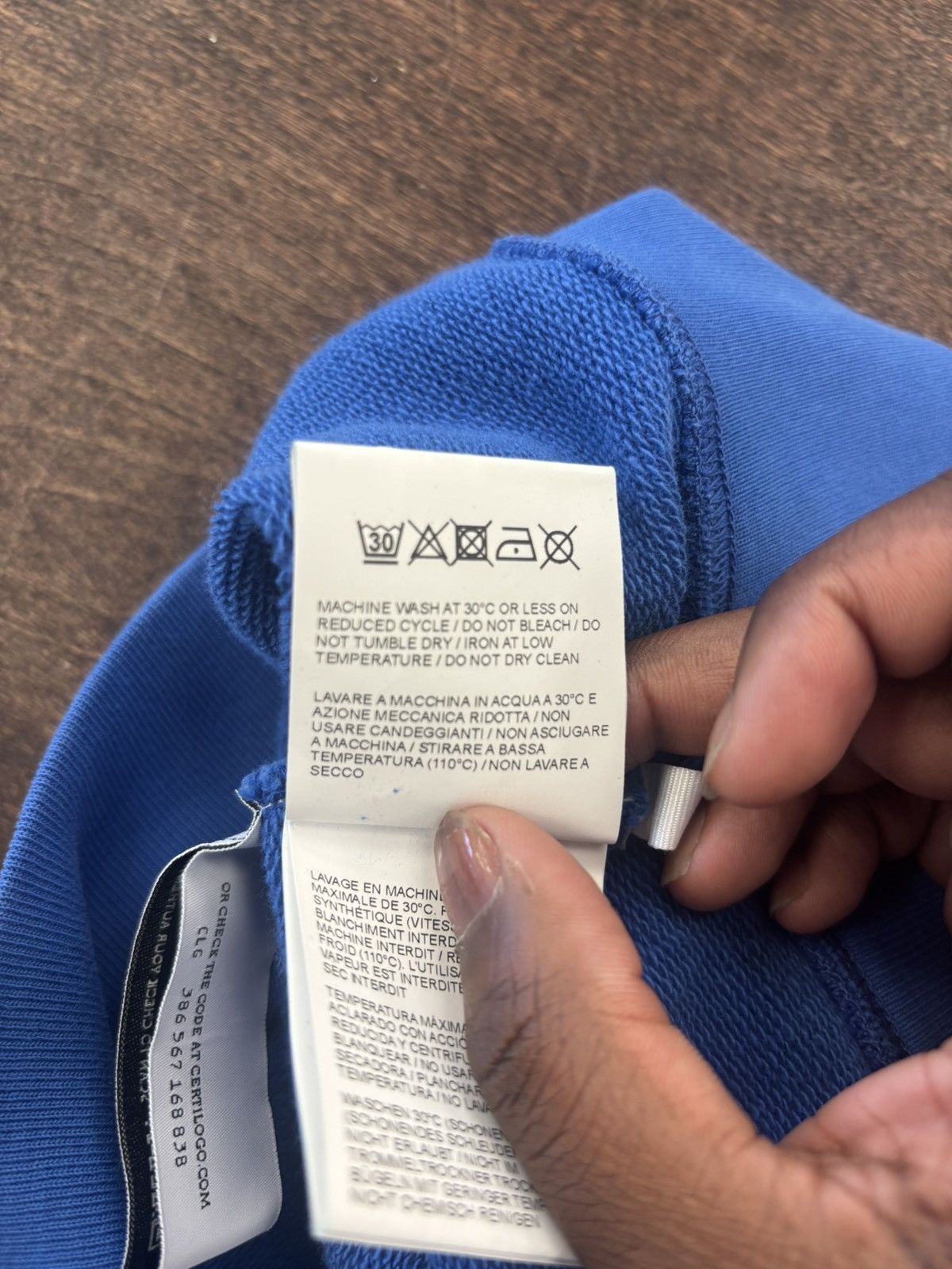 Off-White Off-White x Chicago Cubs Hoodie Blue Size Large Brand New Size US L / EU 52-54 / 3 - 6 Thumbnail