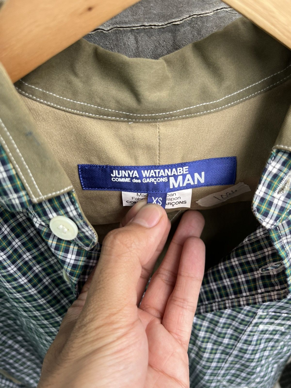Junya Watanabe SS10 Checkered Button Up Size US XS / EU 42 / 0 - 7 Thumbnail