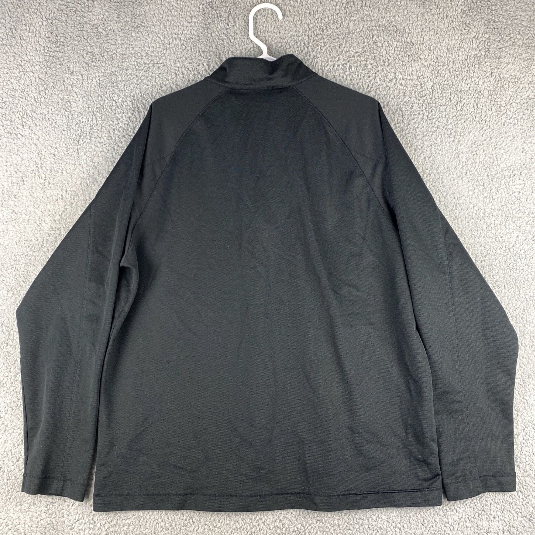 Nike Nike Pullover Jacket Adult XL Black Long Sleeve 1/4 Zip Light Mens Top 44-4 Size US XL / EU 56 / 4 - 7 Thumbnail