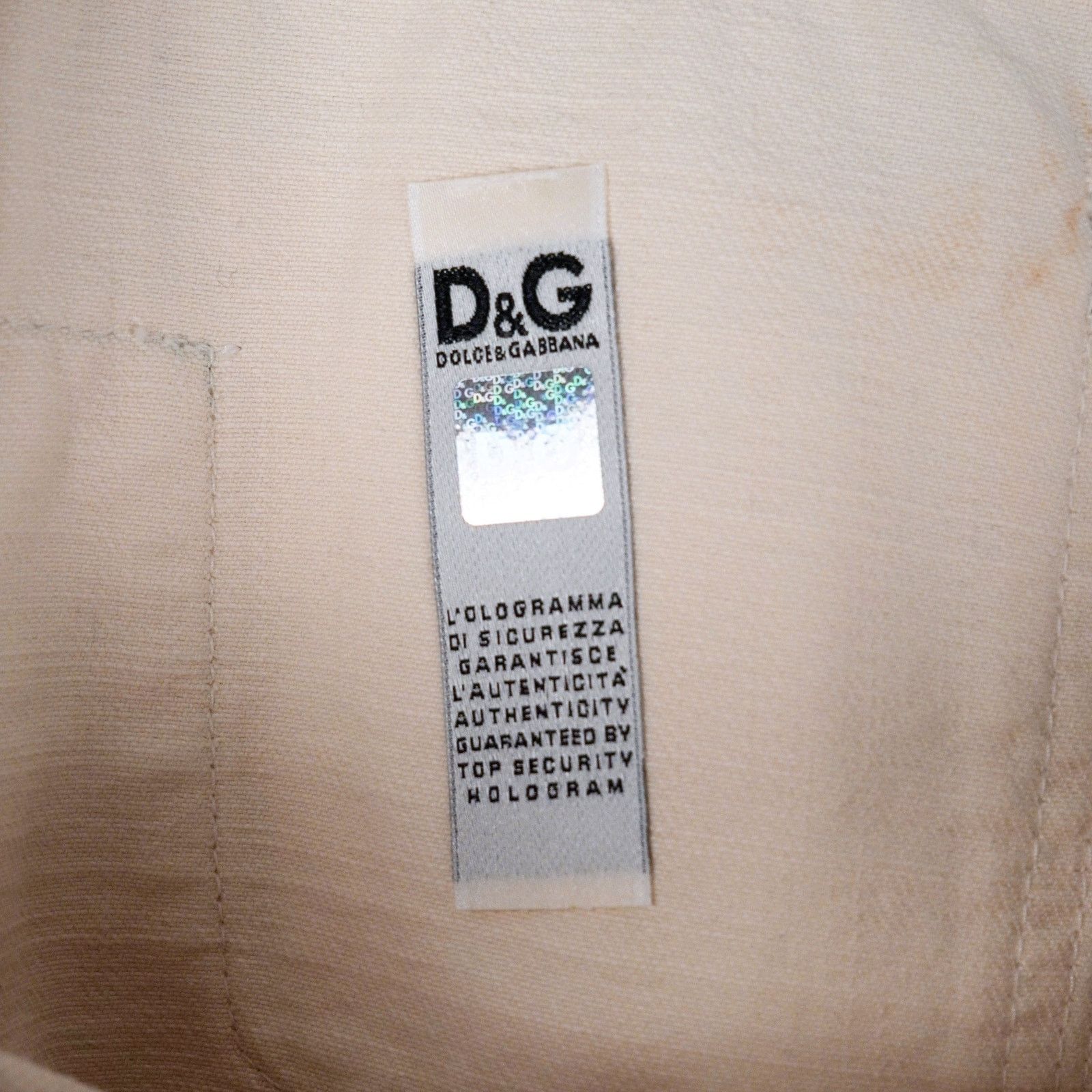Dolce & Gabbana Dolce Gabbana White Distressed Patchwork Denim Pants Jeans Size US 33 - 12 Thumbnail