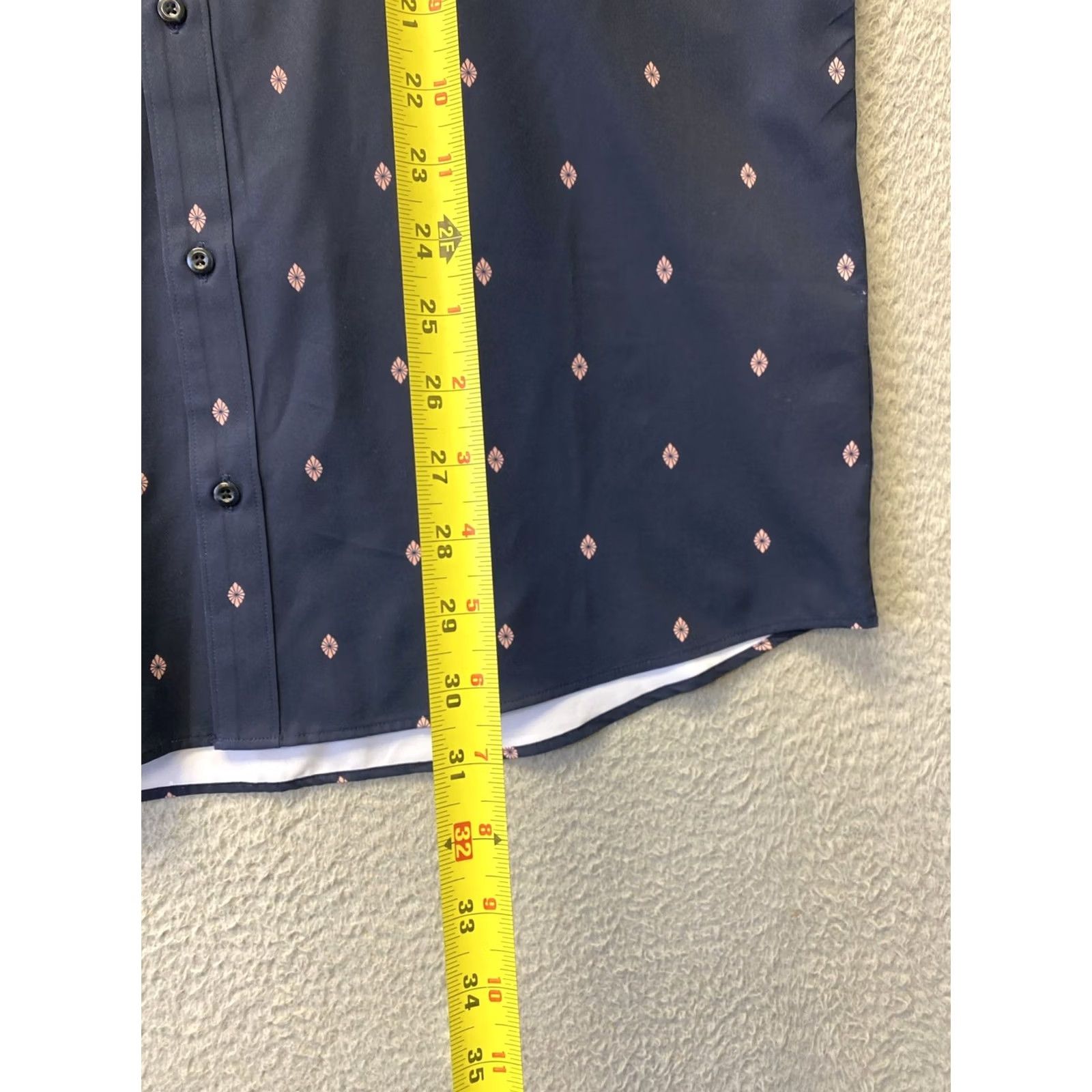 TravisMathew Travis Mathew Shirt Mens XL Navy Short Sleeve Button Front Casual Golf /0721 Size US XL / EU 56 / 4 - 5 Thumbnail