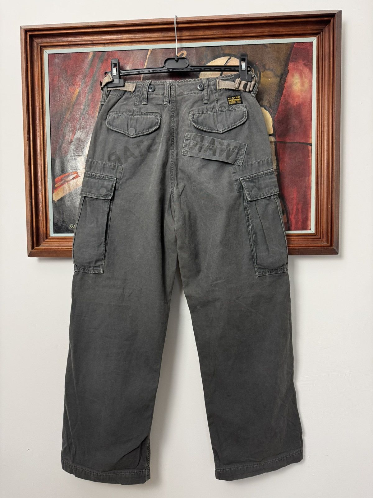 G-Star G Star Raw Y2k Vintage Cargo Washed Hype Pant Streetwear Size US 29 - 2 Thumbnail