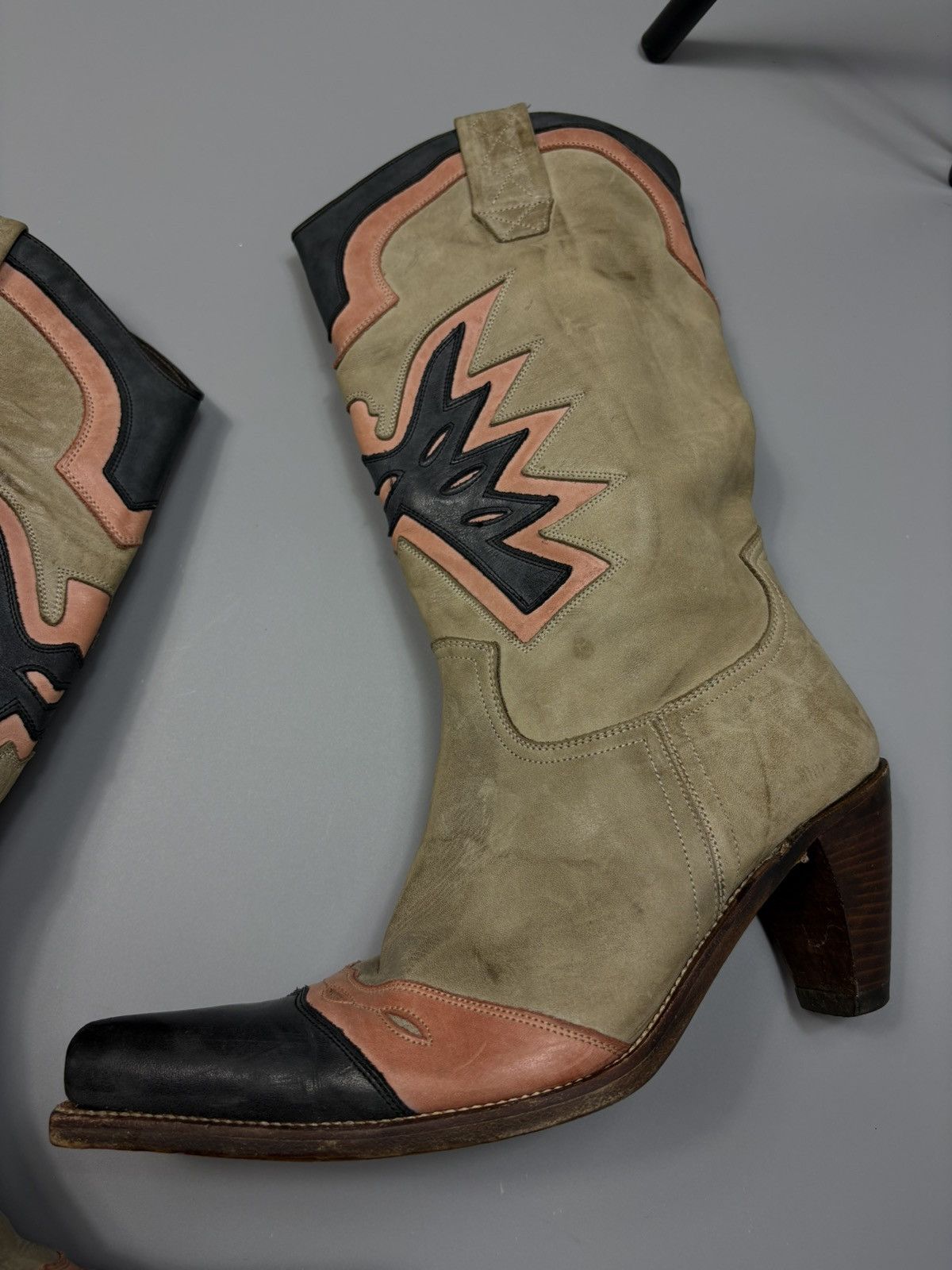 Sancho Boots SANCHO Cowboystiefel Goodyear Welted Western Vintage Boots Size US 8 / IT 38 - 3 Thumbnail