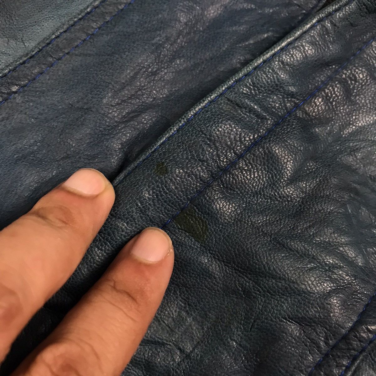 14th Addiction 14th Addiction Ifsixwasnine Style Leather Faded Jacket Size US S / EU 44-46 / 1 - 16 Thumbnail