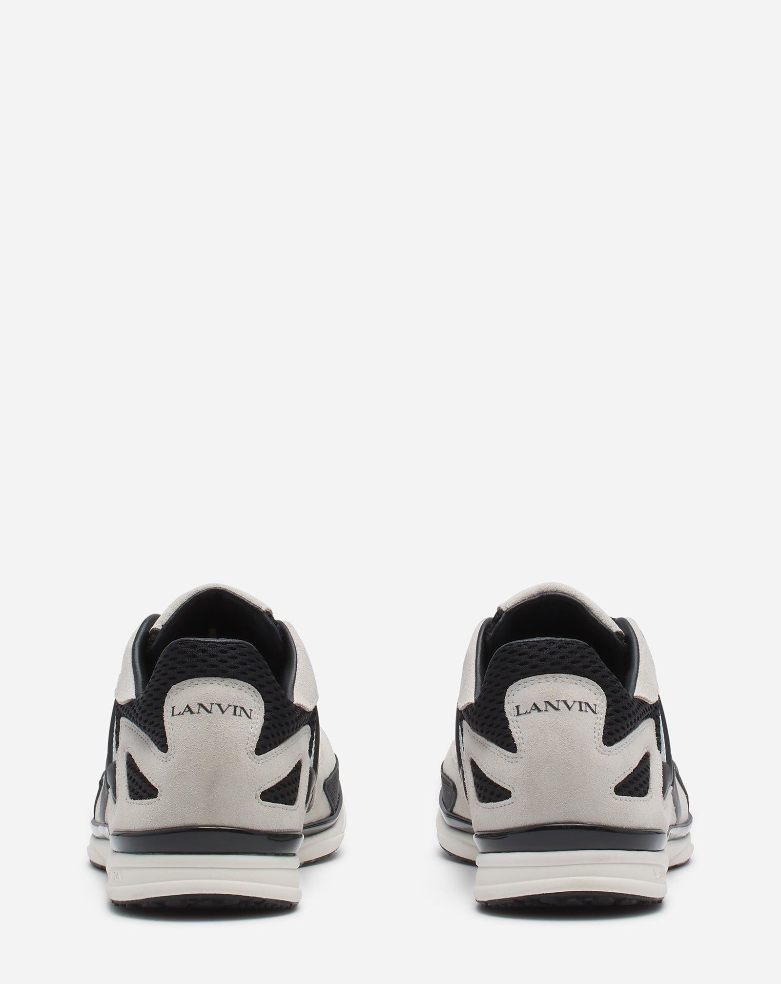 Lanvin o1w1db10226 Meteor Sneakers in Mesh And Suede Size US 11 / EU 44 - 4 Thumbnail