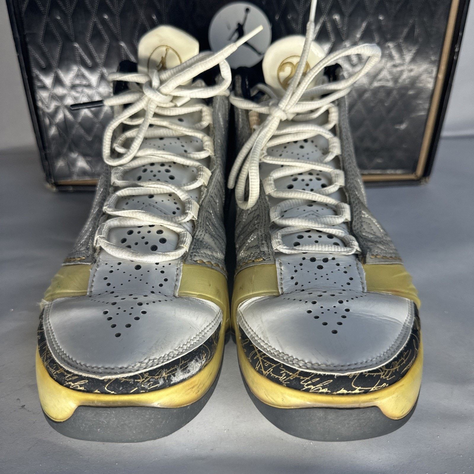 Jordan Brand Nike Air Jordan 23 XX3 OG White Stealth 2008 US 8 Size US 8.5 / EU 41-42 - 2 Thumbnail