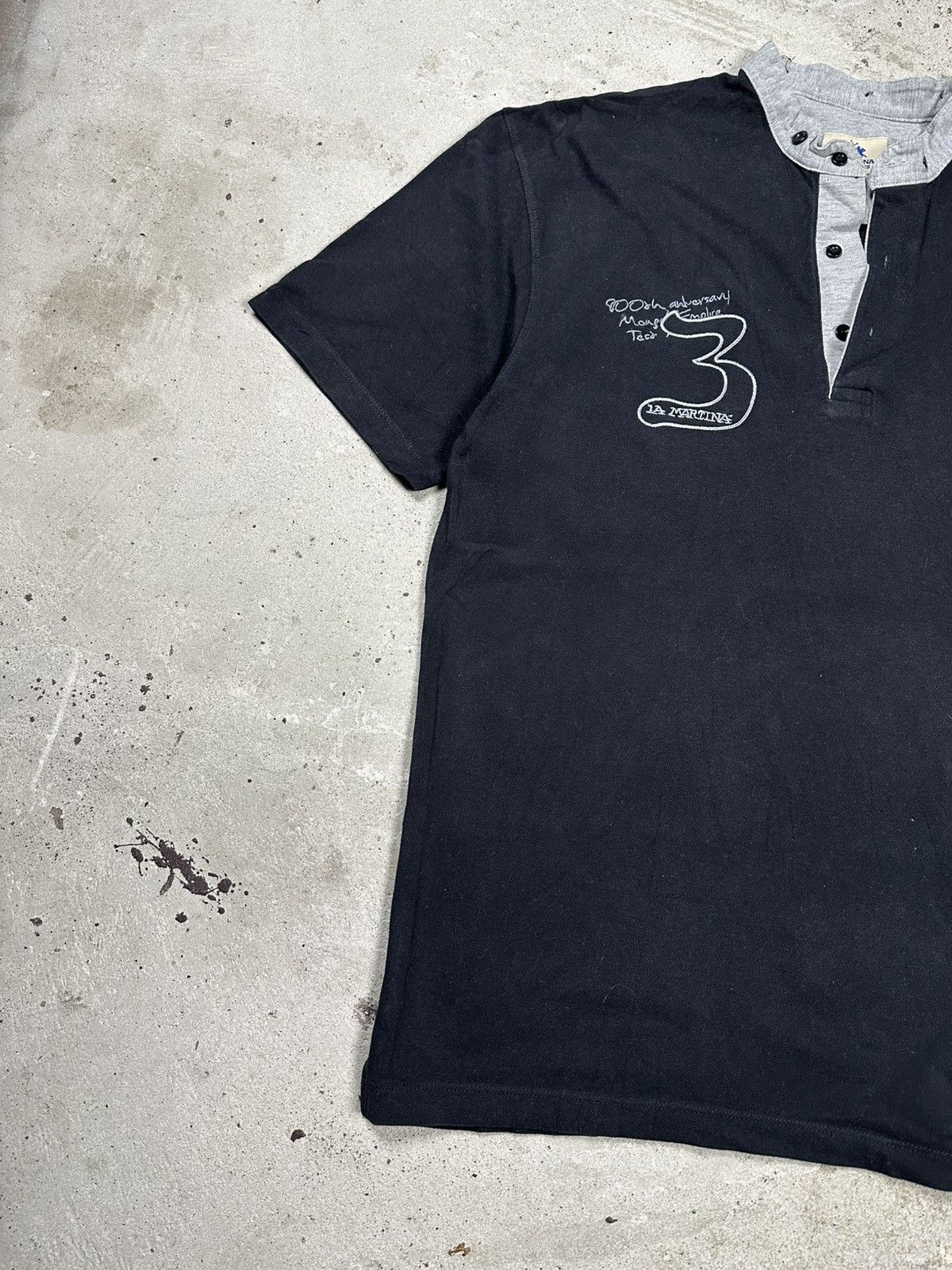 La Martina Vintage Y2K La Martina Argentina Black Polo Tee Size US XL / EU 56 / 4 - 4 Thumbnail