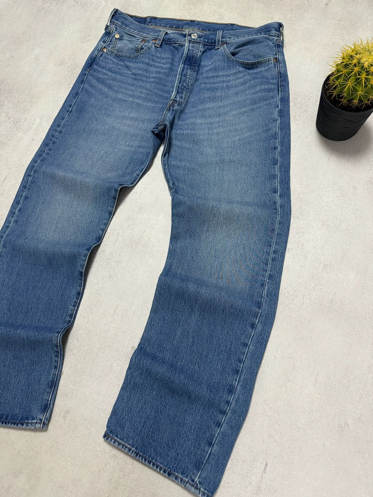Levi's × Levi's Vintage Clothing Vintage Levis 501 Jeans Denim Pants Straight w38 l32 Y2K 90s Size US 38 / EU 54 - 7 Thumbnail