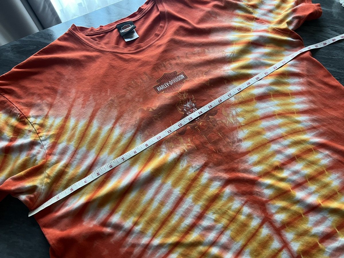 Harley Davidson × Other Harley Davidson : Orange Tie Dye Joker Rider Head Fire Size US XXL / EU 58 / 5 - 8 Thumbnail