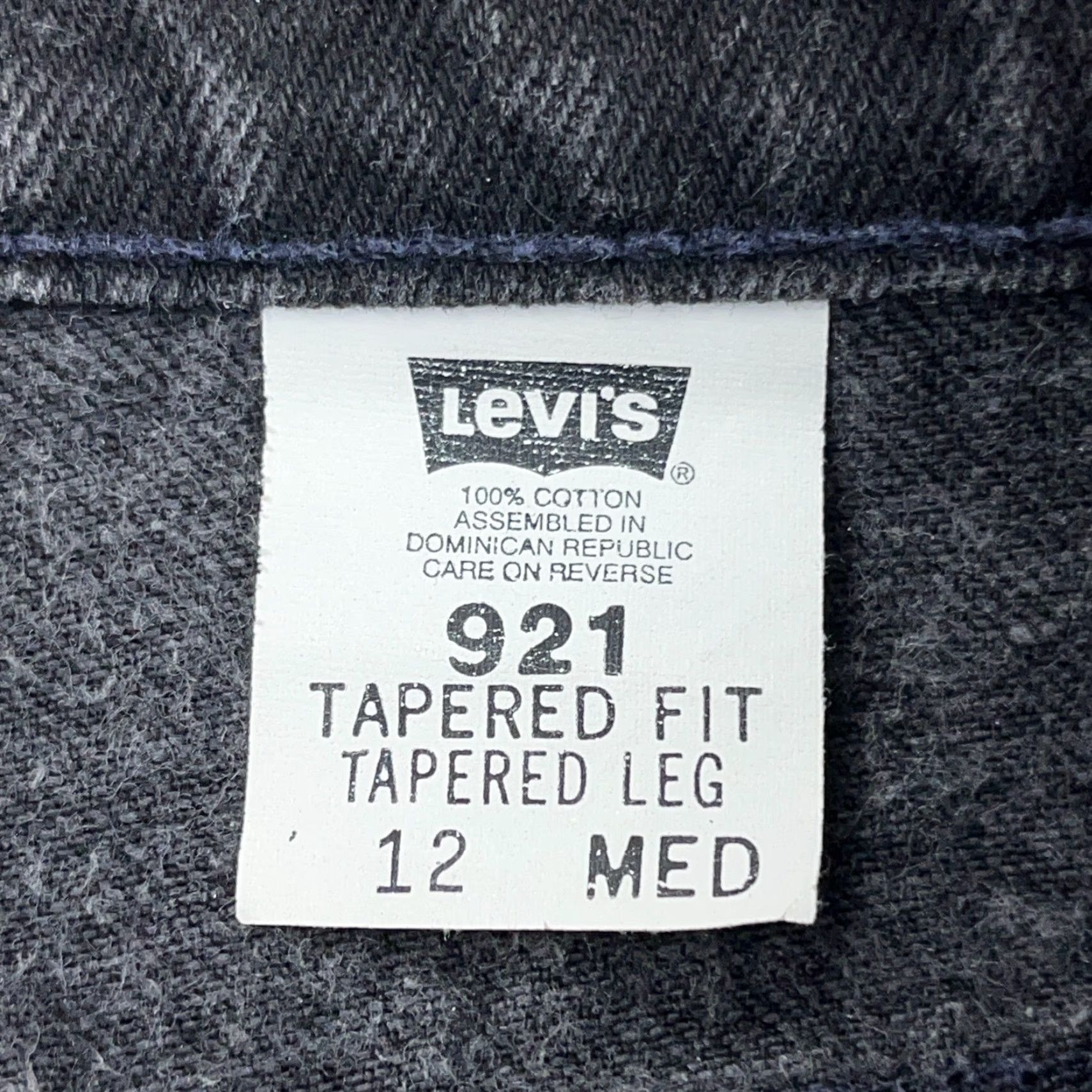 Levi's VINTAGE Levi's 921 Jeans Women 12 Tapered Black 29x31 USA 80s 90s Jeans Womens Size 34" / US 12 / IT 48 - 5 Thumbnail
