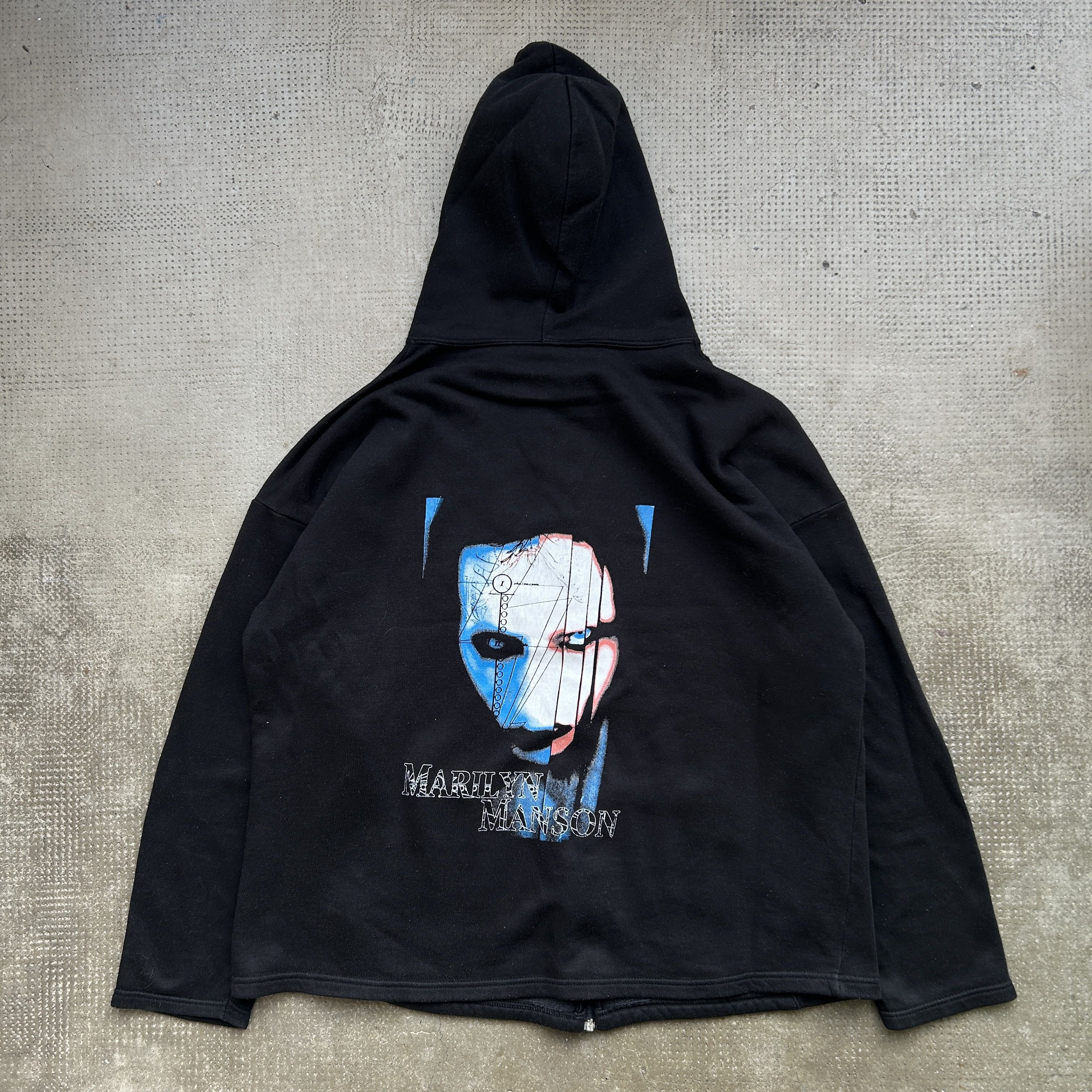 Sweat-shirt Marilyn Manson Officiel - Coupe Classique, Col Tissé, Motif Cowboy - 5