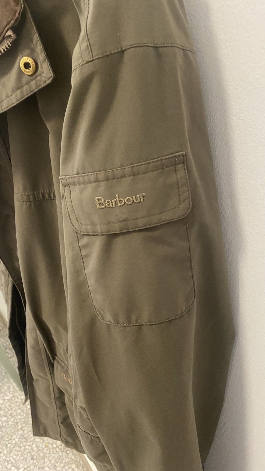 Barbour Barbour Edlingham Waterproof Jacket - Size L (Olive/Khaki) Size US L / EU 52-54 / 3 - 5 Thumbnail
