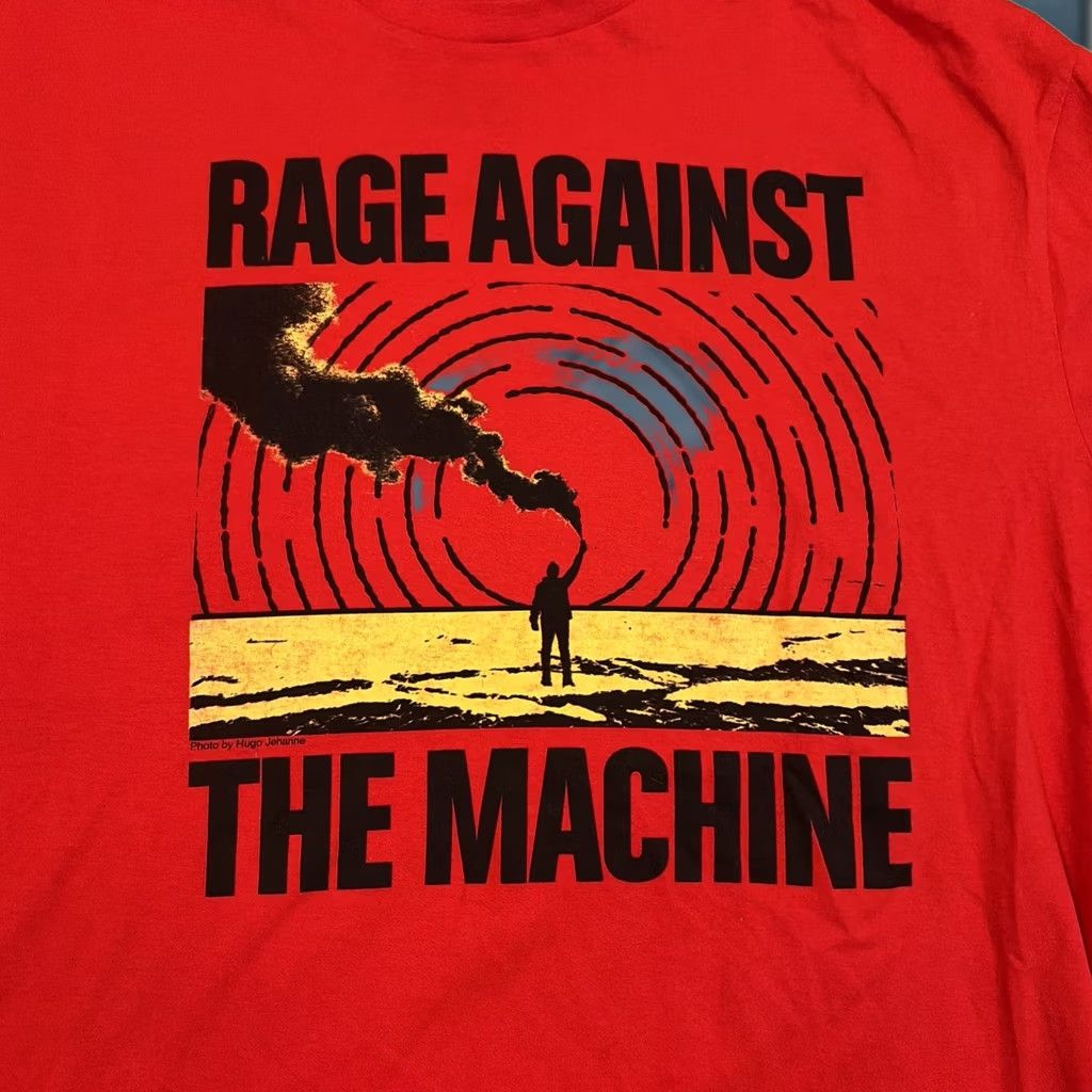 Orage RAGE AGAINST THE MACHINE Official - Red Smoke Signal Concert T Shirt - Men’s XL T-Shirt Size US XL / EU 56 / 4 - 1 Thumbnail