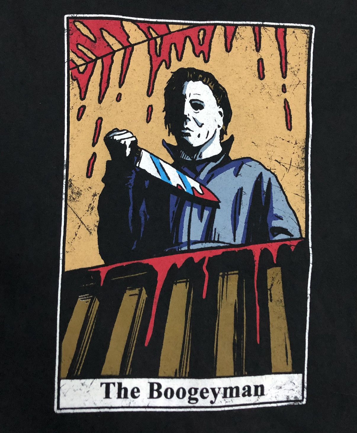 Vintage Halloween The Boogeyman T-Shirt Size US XL / EU 56 / 4 - 3 Thumbnail