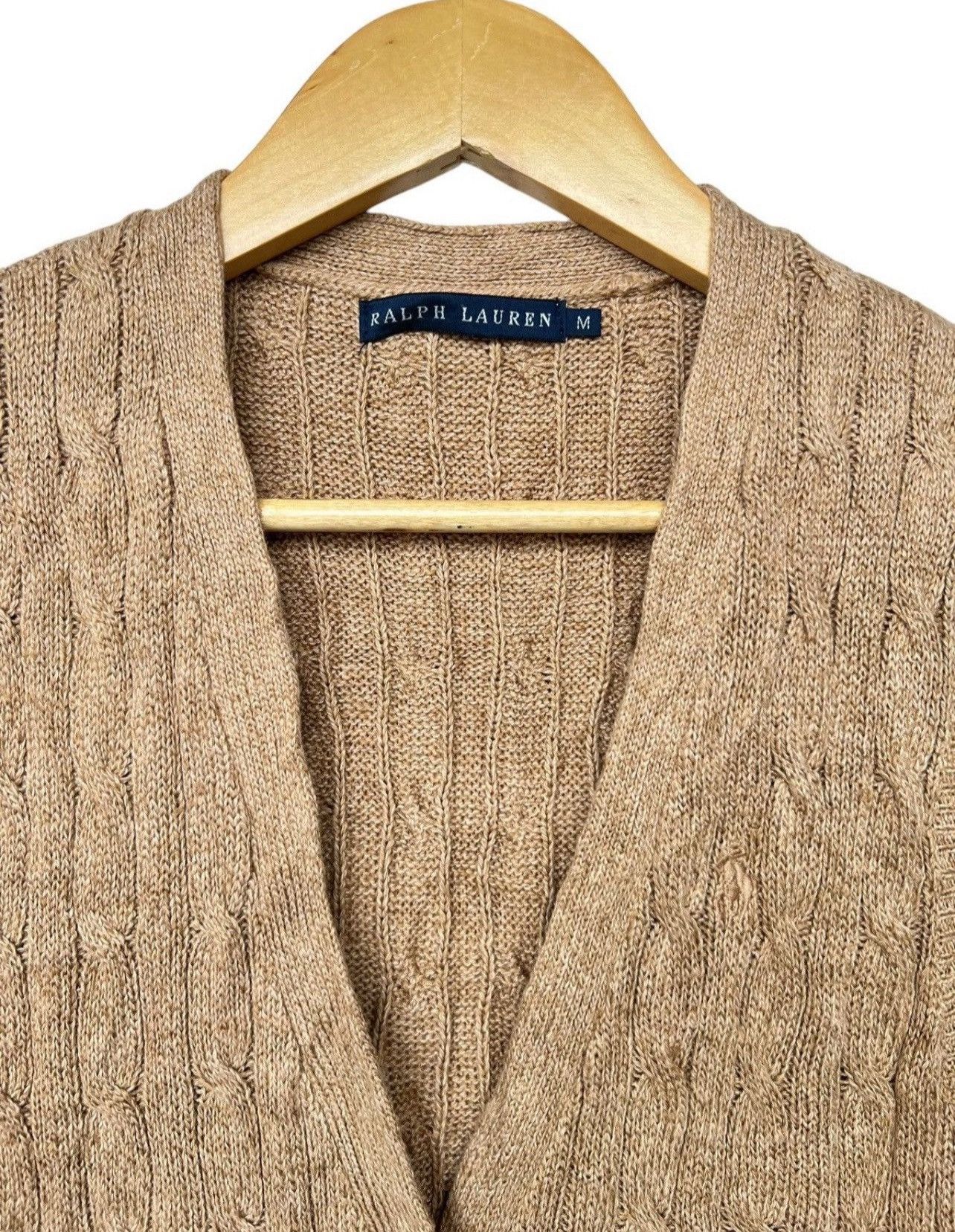 Polo Ralph Lauren Ralph Lauren Cashmere Knit Neck Button Up Sweater Vest Size US M / EU 48-50 / 2 - 2 Thumbnail
