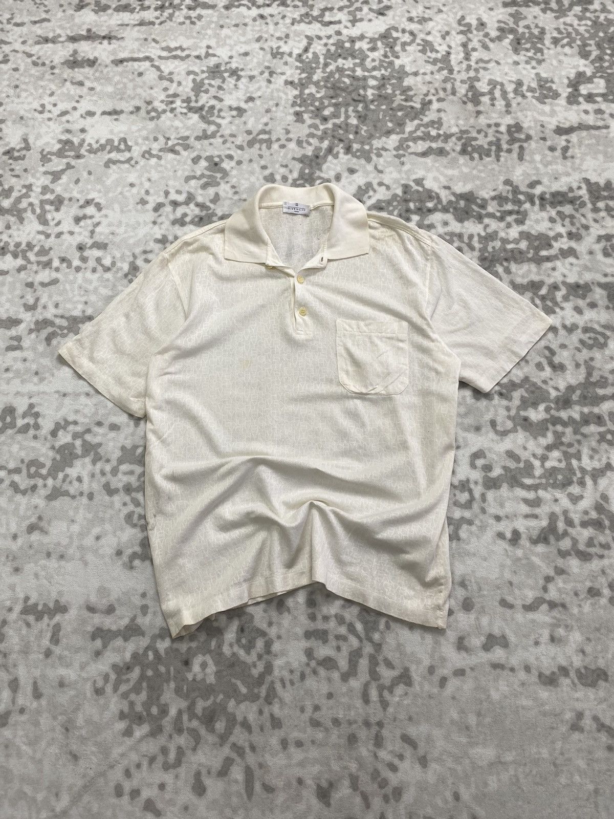 Givenchy GIVENCHY POLO SHIRT MONOGRAM SPELLOUT Size US M / EU 48-50 / 2 - 1 Thumbnail