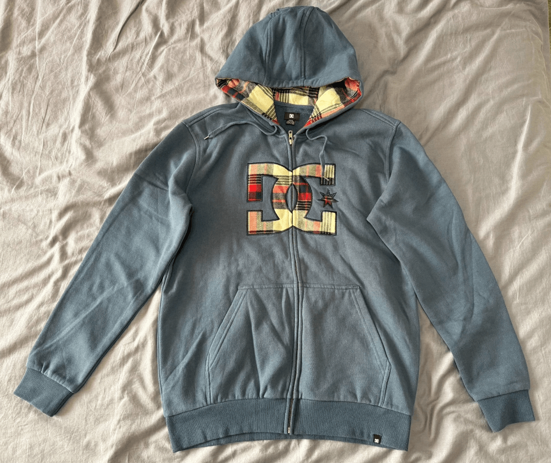 DC dc classic big logo zipup grunge streetwear sk8 hoodie Size US M / EU 48-50 / 2 - 1 Thumbnail