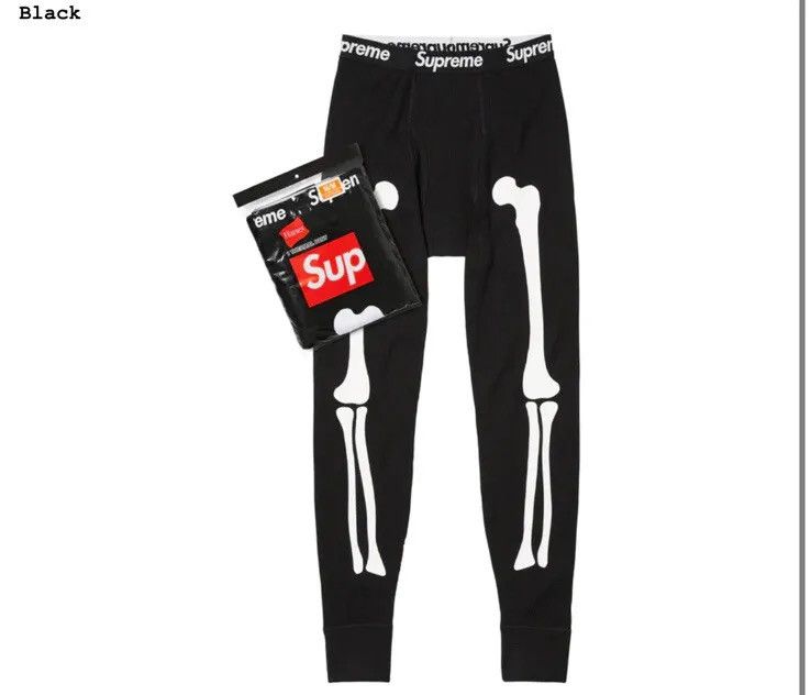 Supreme Supreme/Hanes Bones Thermal Pants XL | Grailed