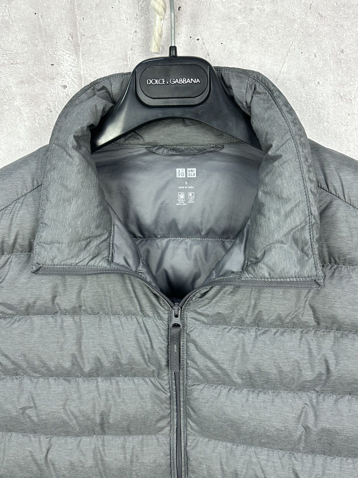 Japanese Brand × Uniqlo Uniqlo Quilted Grey Puffer Men’s Zip Vest Size US S / EU 44-46 / 1 - 4 Thumbnail