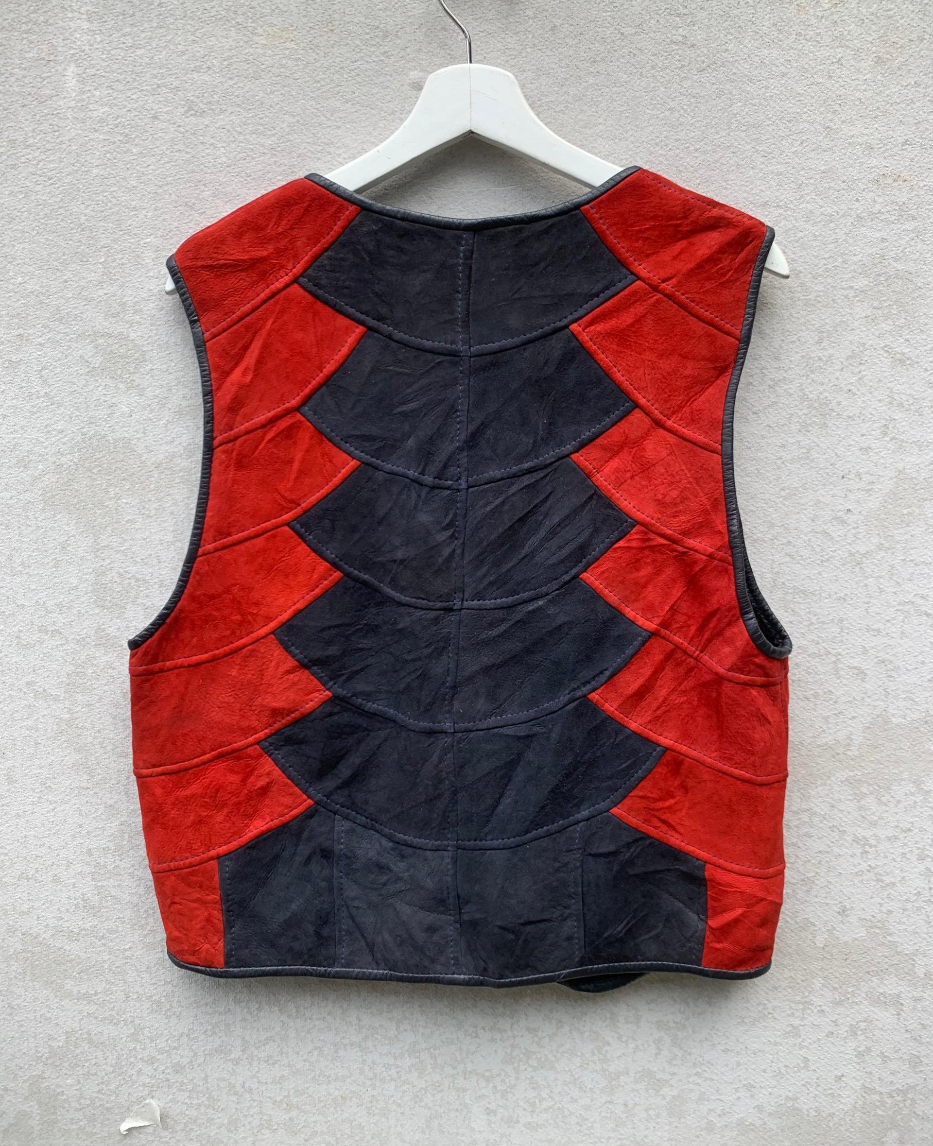 Vintage Vintage MALUBEL Australia Leather Vest Size US M / EU 48-50 / 2 - 2 Thumbnail