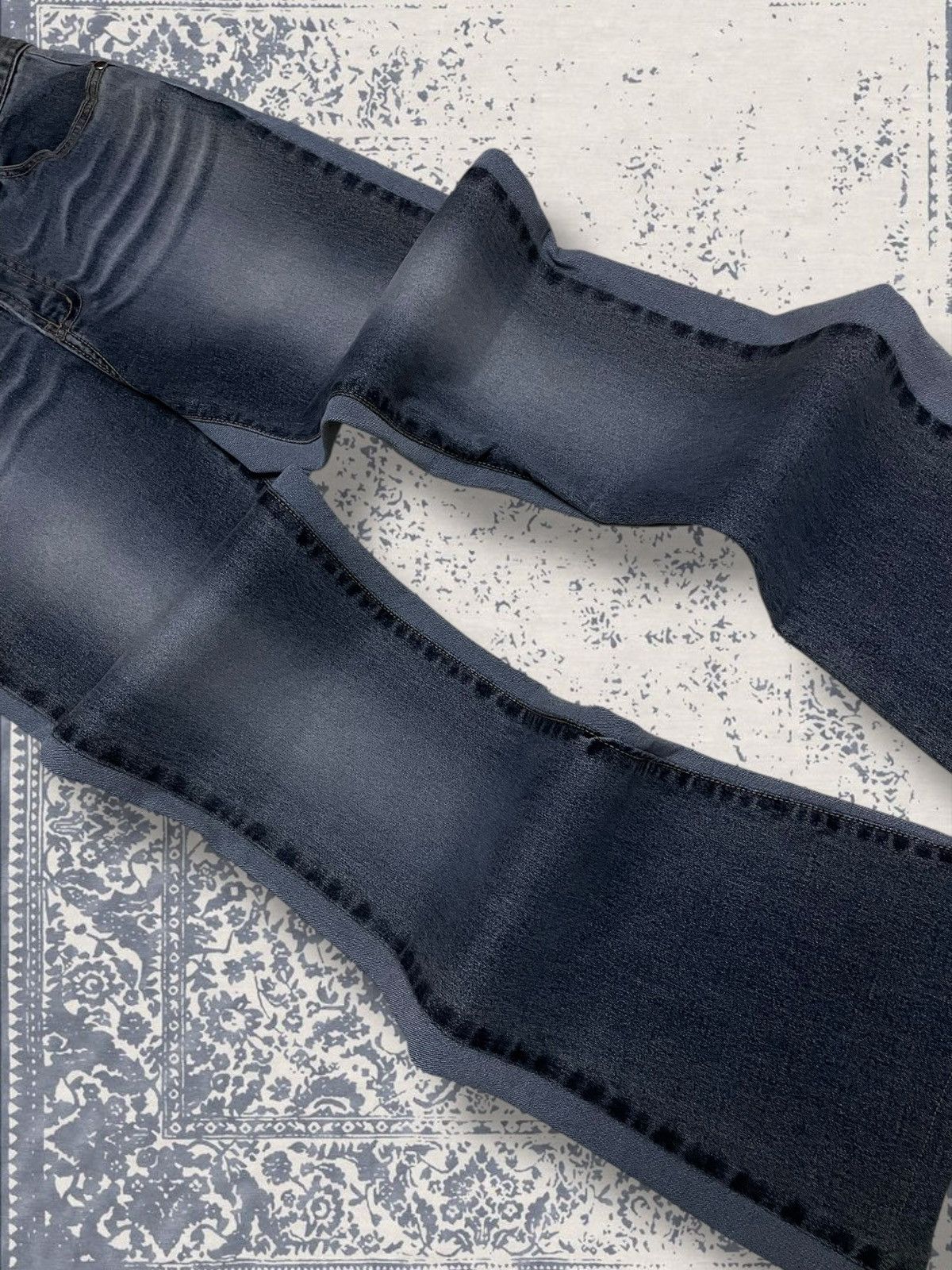 Designer × Japanese Brand × Vintage Vintage 1990s Japan Designer En Cloche Flared Hybrid Denim Size US 26 / EU 42 - 6 Thumbnail