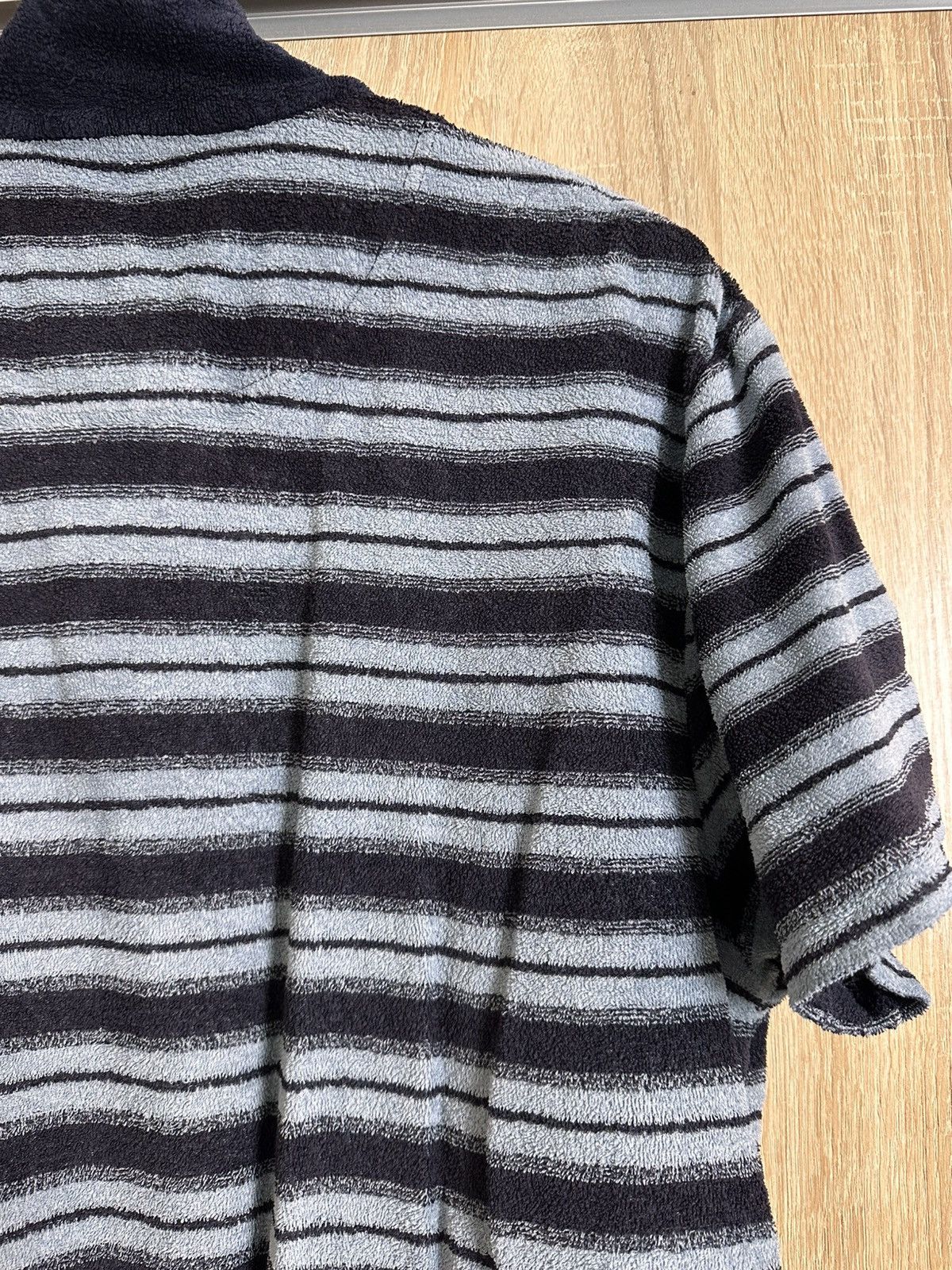 Orlebar Brown 🔥 Orlebar Brown Striped Terry Polo T Shirt Beach Surf Swim Size US XL / EU 56 / 4 - 6 Thumbnail
