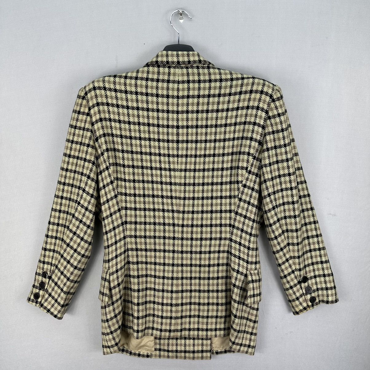 yoshie inaba Vintage 90's Yoshie Inaba Wool Coat Jacket Double Breasted Size M / US 6-8 / IT 42-44 - 4 Thumbnail