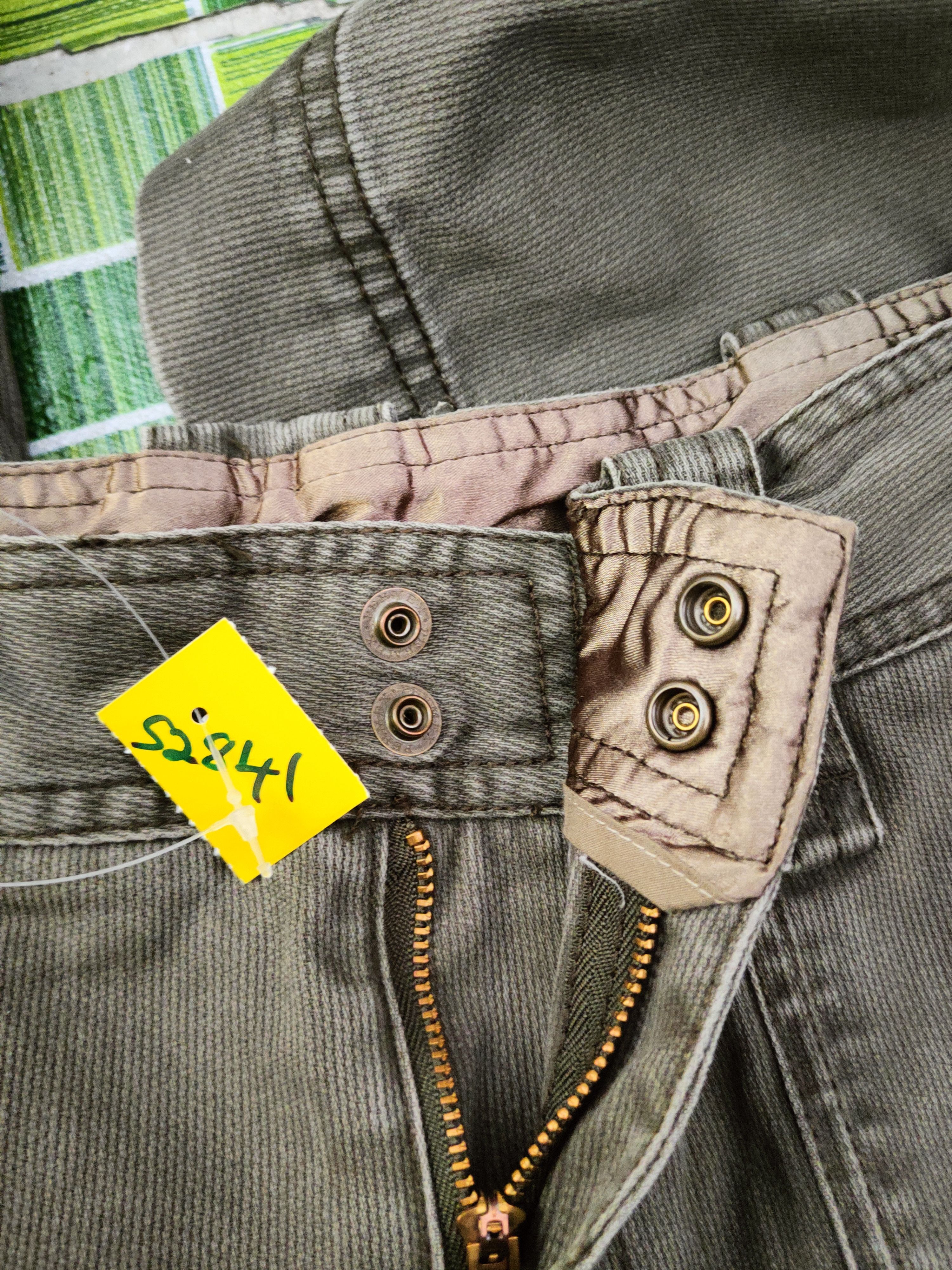 Japanese Brand Wind Blows Olive Multipocket Cargo Pants #S2841 Size 29" - 15 Thumbnail