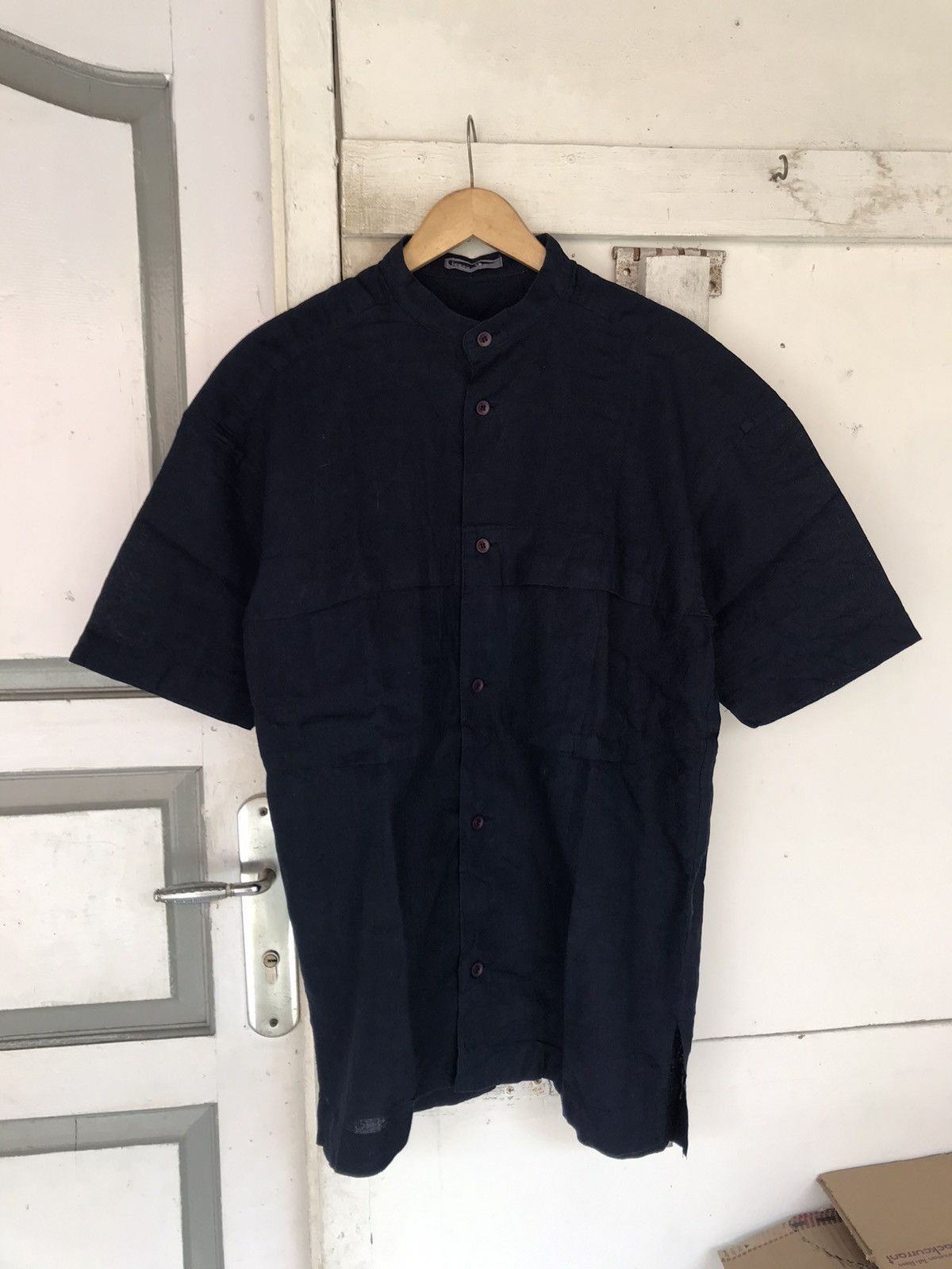Issey Miyake Vintage Issey Miyake Hemp Shanghai Shirts Size US M / EU 48-50 / 2 - 1 Thumbnail