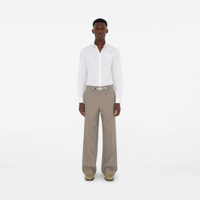Burberry o1w1db10126 Size: 95 / Check Webbing Shield Belt Multicolor Size 38 - 2 Thumbnail