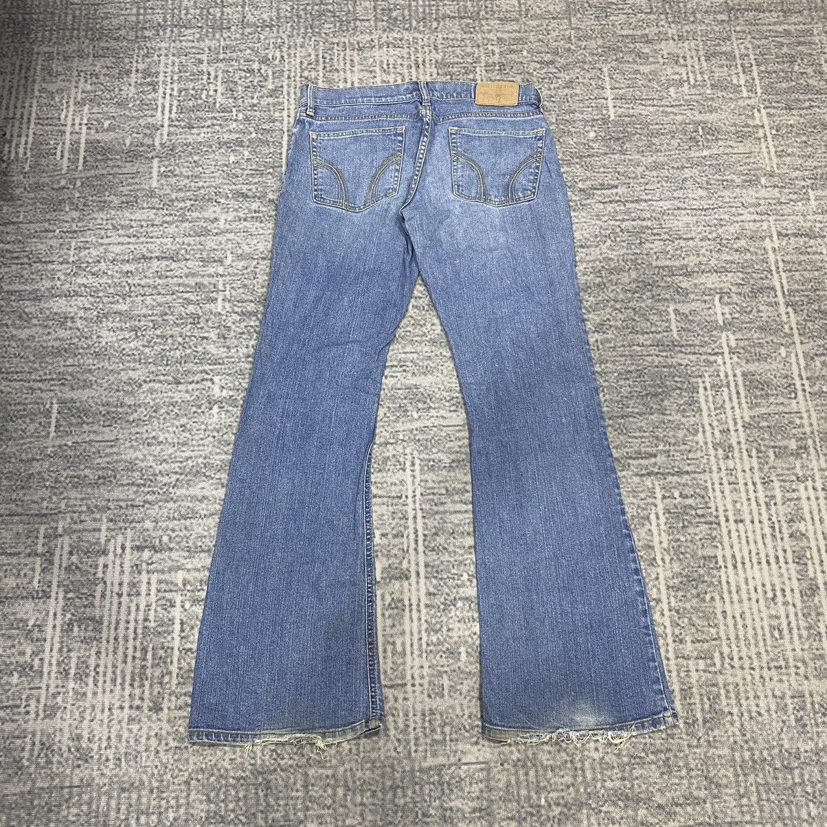 Hollister Flare☠️Hollister Bootcut Jeans Cowboy Punk 90s Distressed Size US 34 / EU 50 - 3 Thumbnail