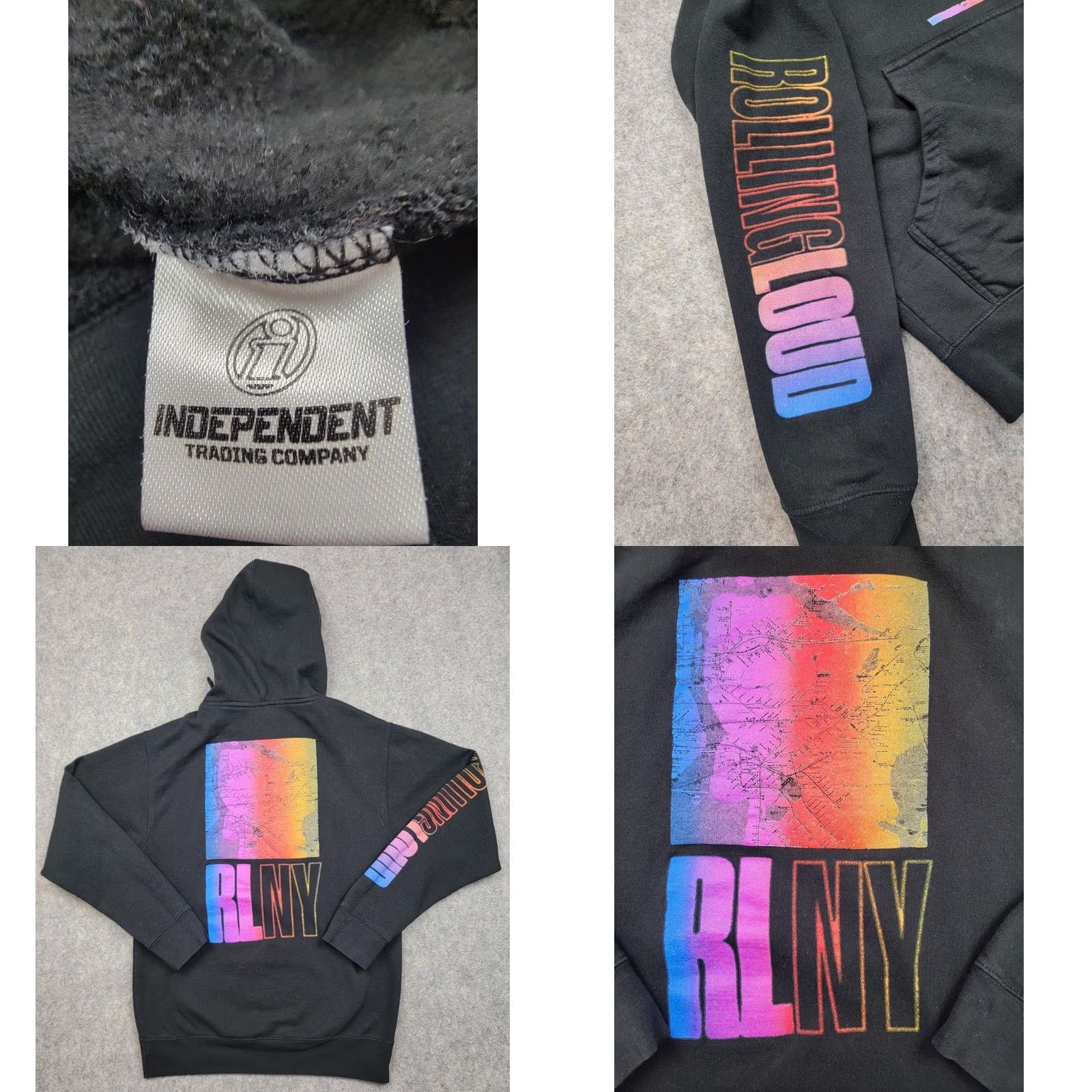 Vintage Rolling Loud Hoodie Shirt? Rolling Loud NY Hoodie Black NYC RLNY Hoodie Graphic Print Pullover Hooded Men XL? Size US S / EU 44-46 / 1 - 8 Thumbnail