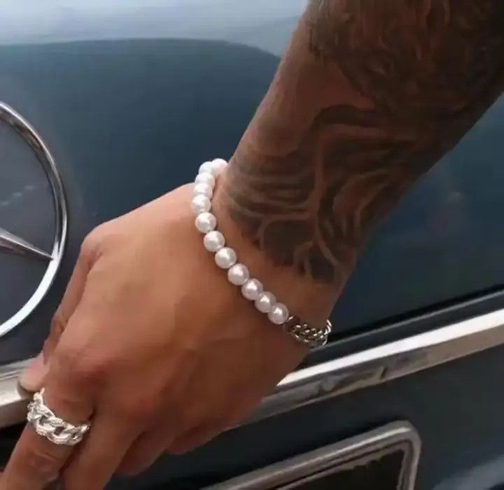 Jewelry × Vintage Bracelet Pearl Size ONE SIZE - 2 Thumbnail