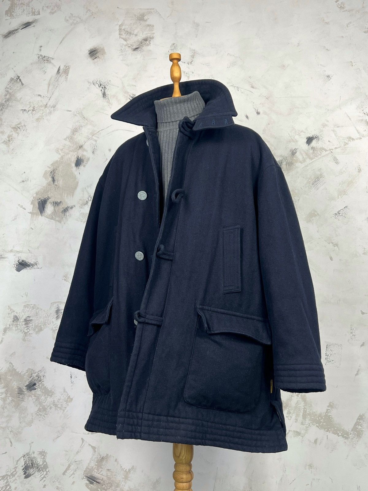 Armani Vintage Armani Wool Coat Jacket Size 52 XL - XXL Size US XL / EU 56 / 4 - 1 Thumbnail