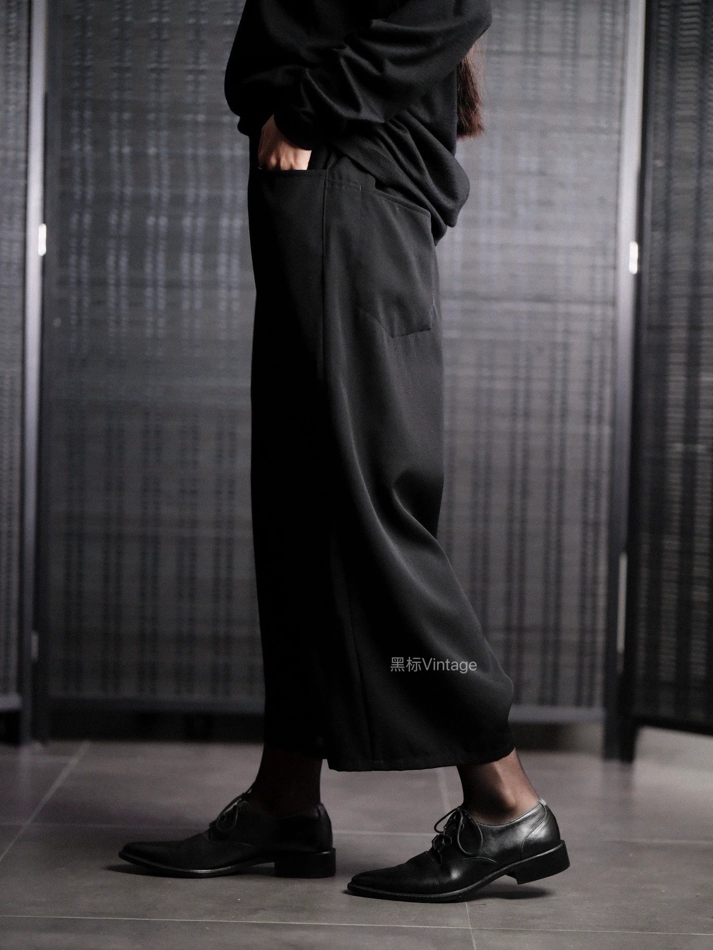 Yohji Yamamoto Yohji Yamamoto 22aw Vtg Wool Drawstr Wide Leg Wmn's Pnt Size 26" / US 2 / IT 38 - 4 Thumbnail