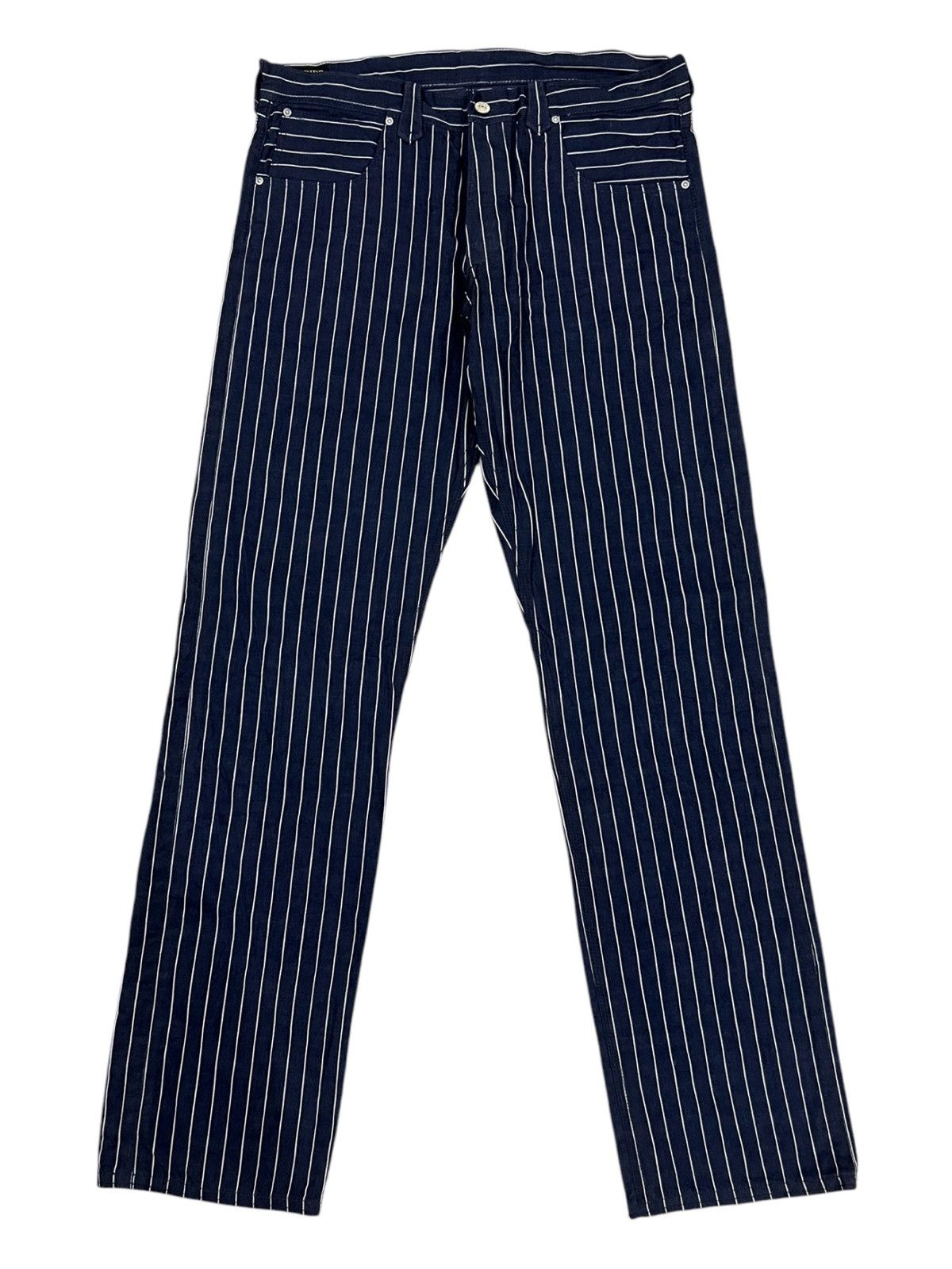 Samurai Jeans RARE Union Made Indigo Wabash Motorcyclist Biker Jean Denim Size US 36 / EU 52 - 4 Thumbnail