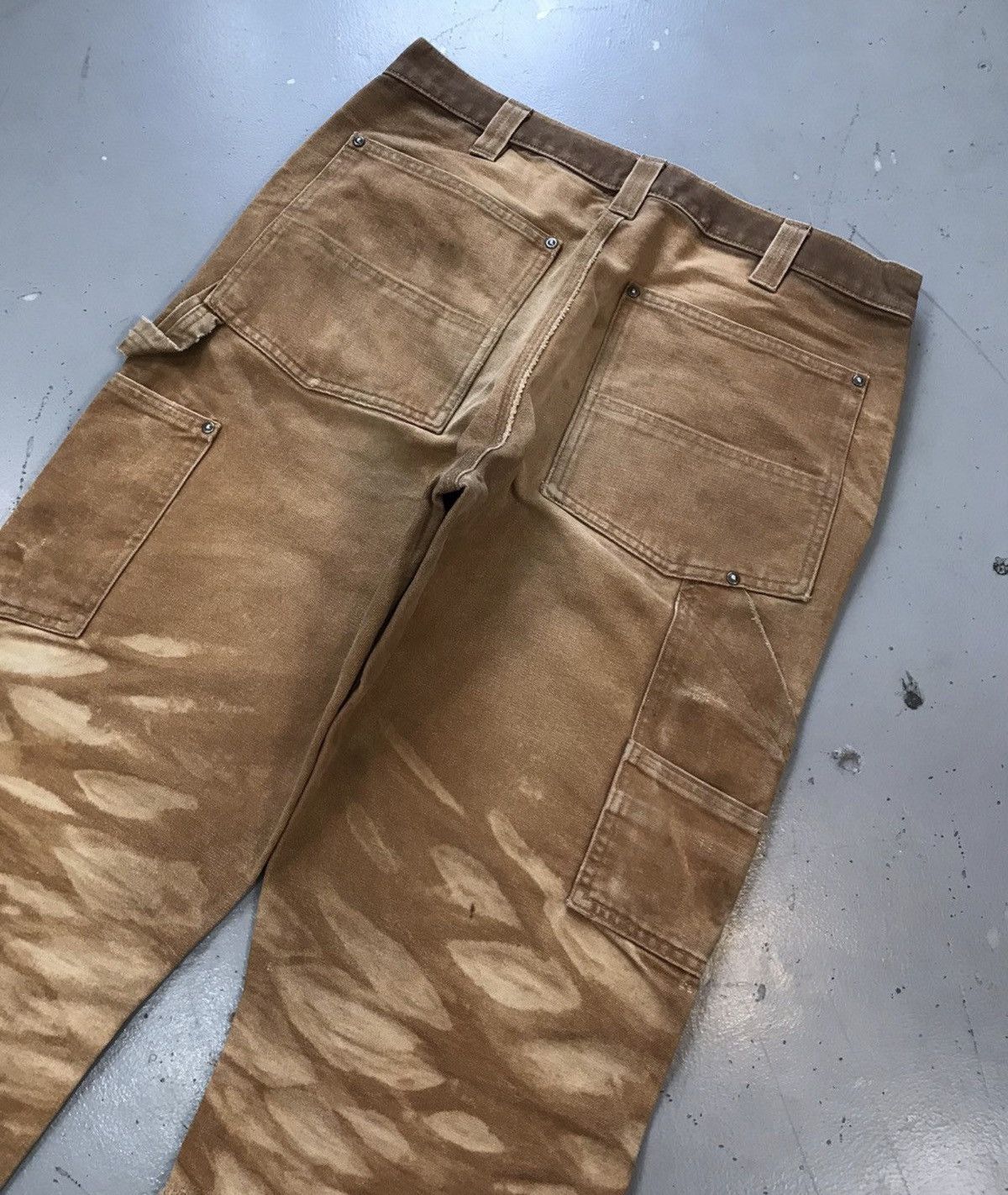 Carhartt 90s Vintage carhartt faded double knee workwear Size US 34 / EU 50 - 9 Thumbnail