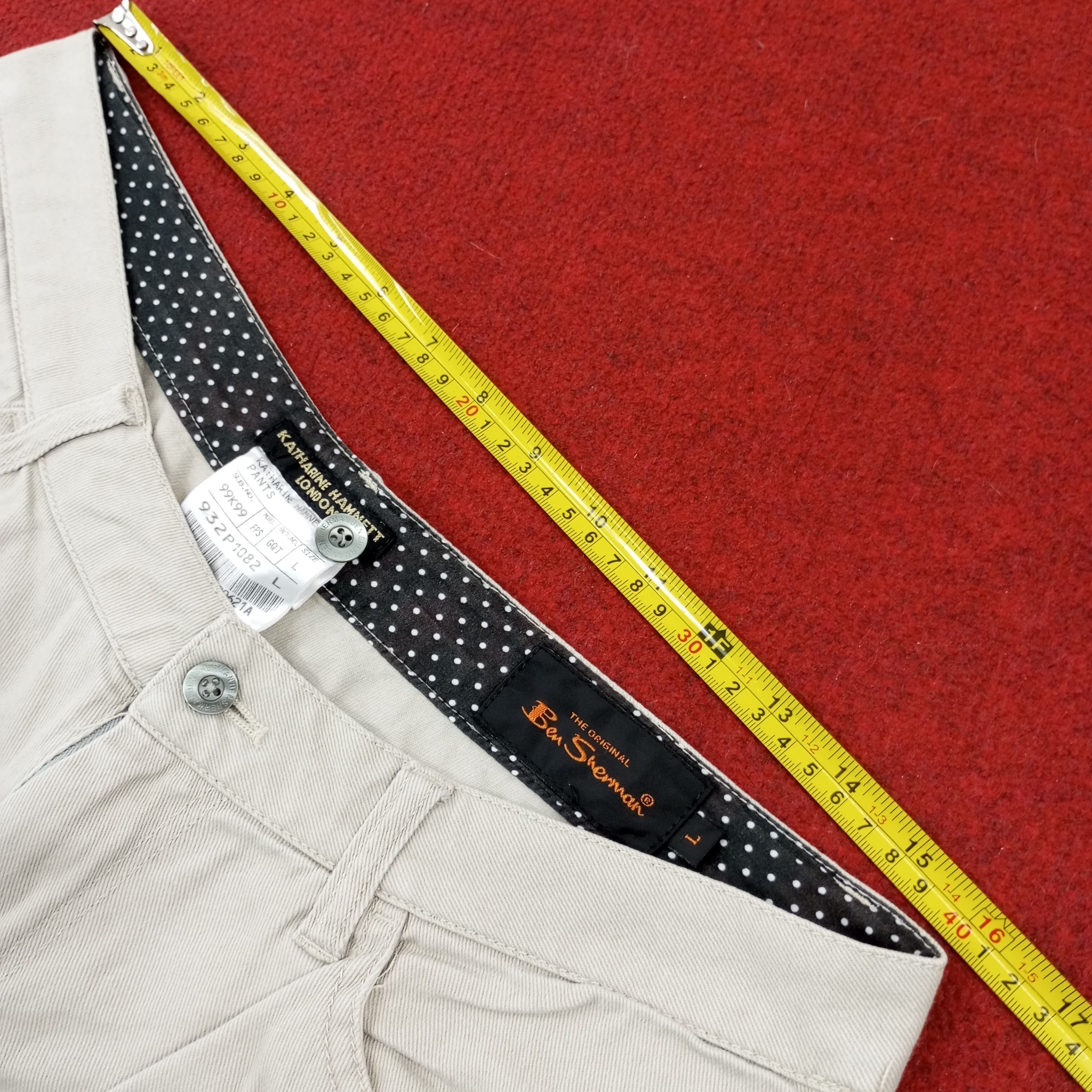 Ben Sherman × Katharine Hamnett London × Vintage Katharine Hamnett London Ben Sherman Streetwear Pants Size US 32 / EU 48 - 7 Thumbnail
