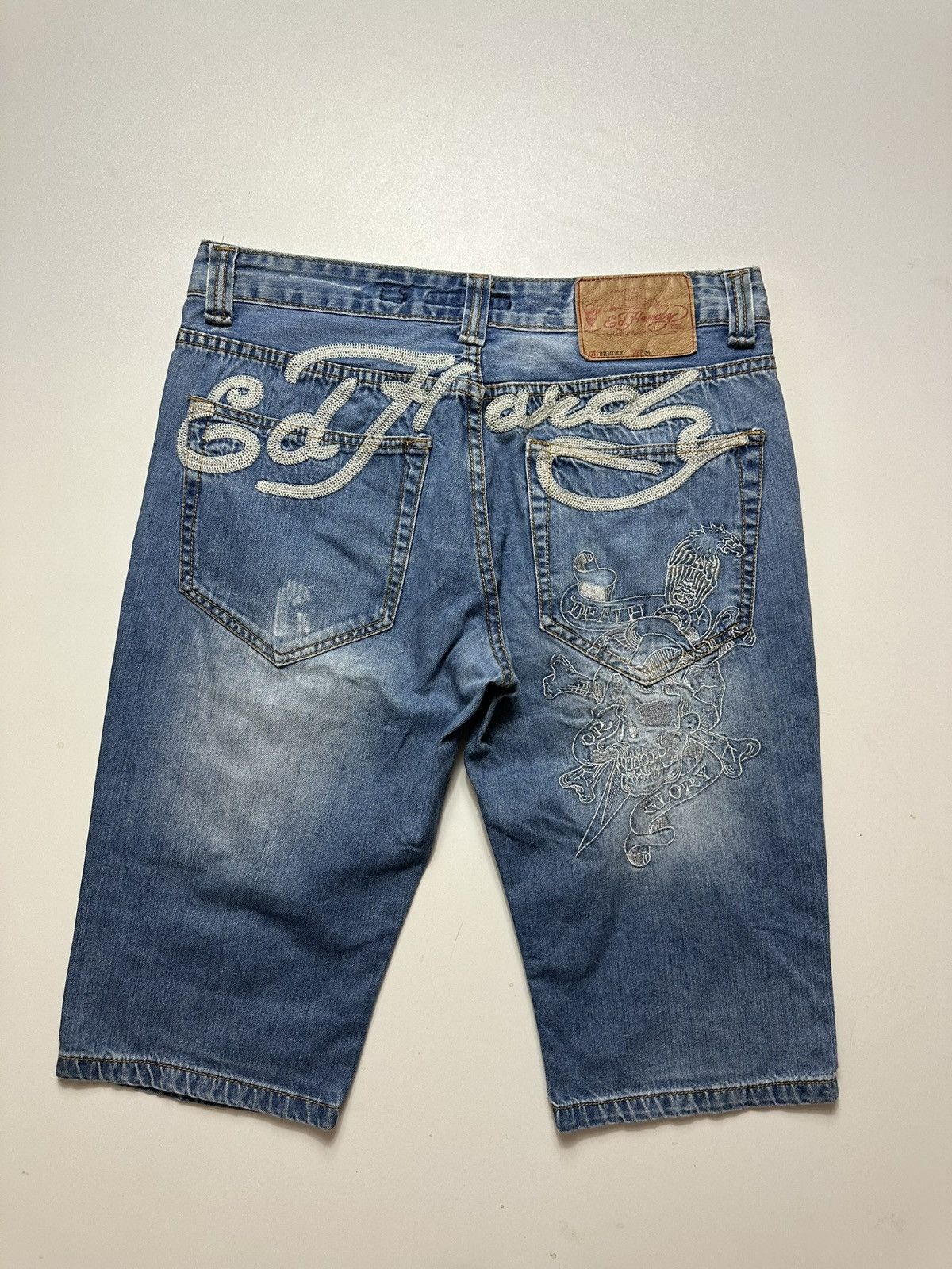 Ed Hardy Vintage Ed Hardy Jorts Size US 34 / EU 50 - 1 Thumbnail